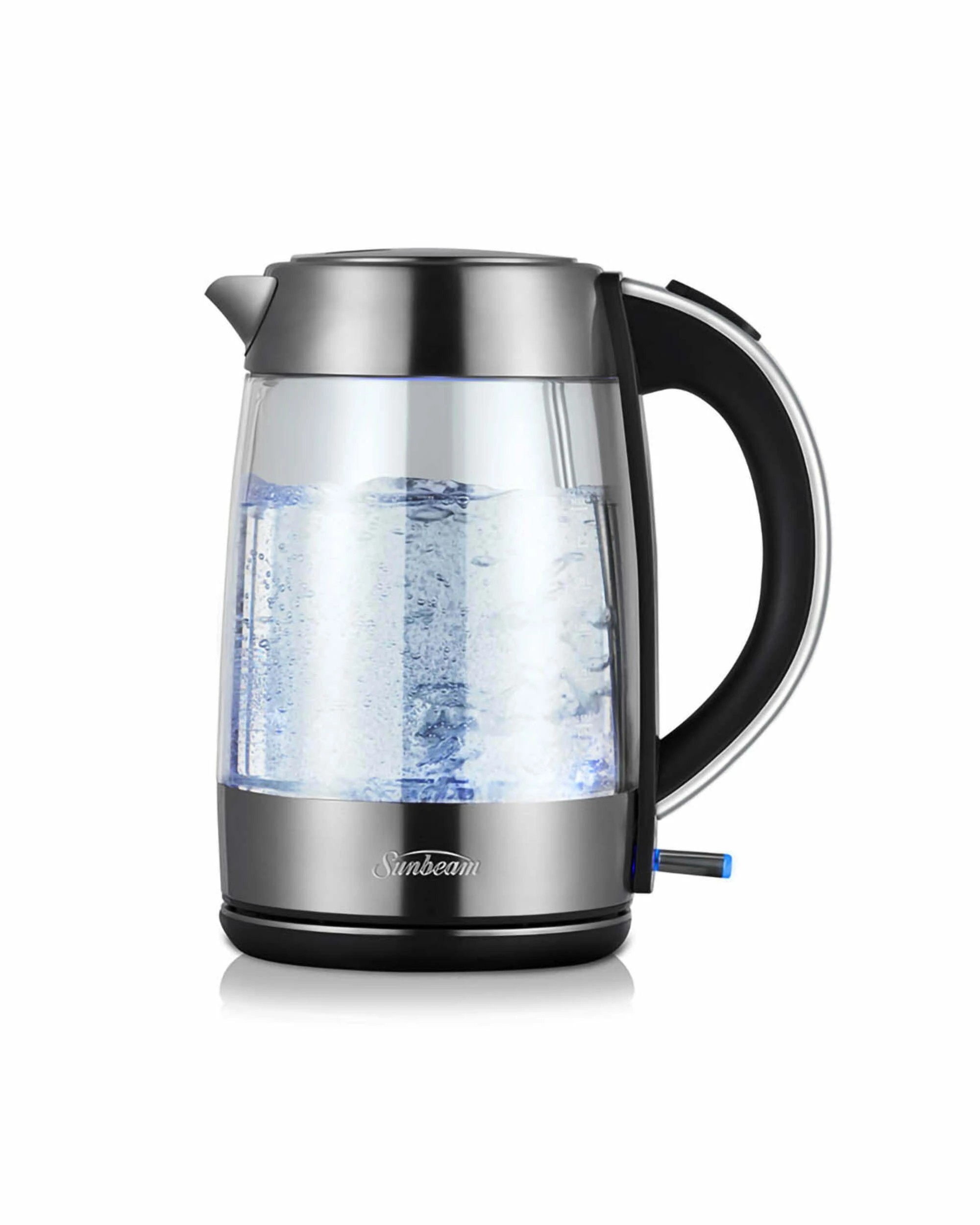 2 Sunbeam 1.7 Litre Maestro Dual Wall Glass Kettle - Clear - SILVER, 2 of 3