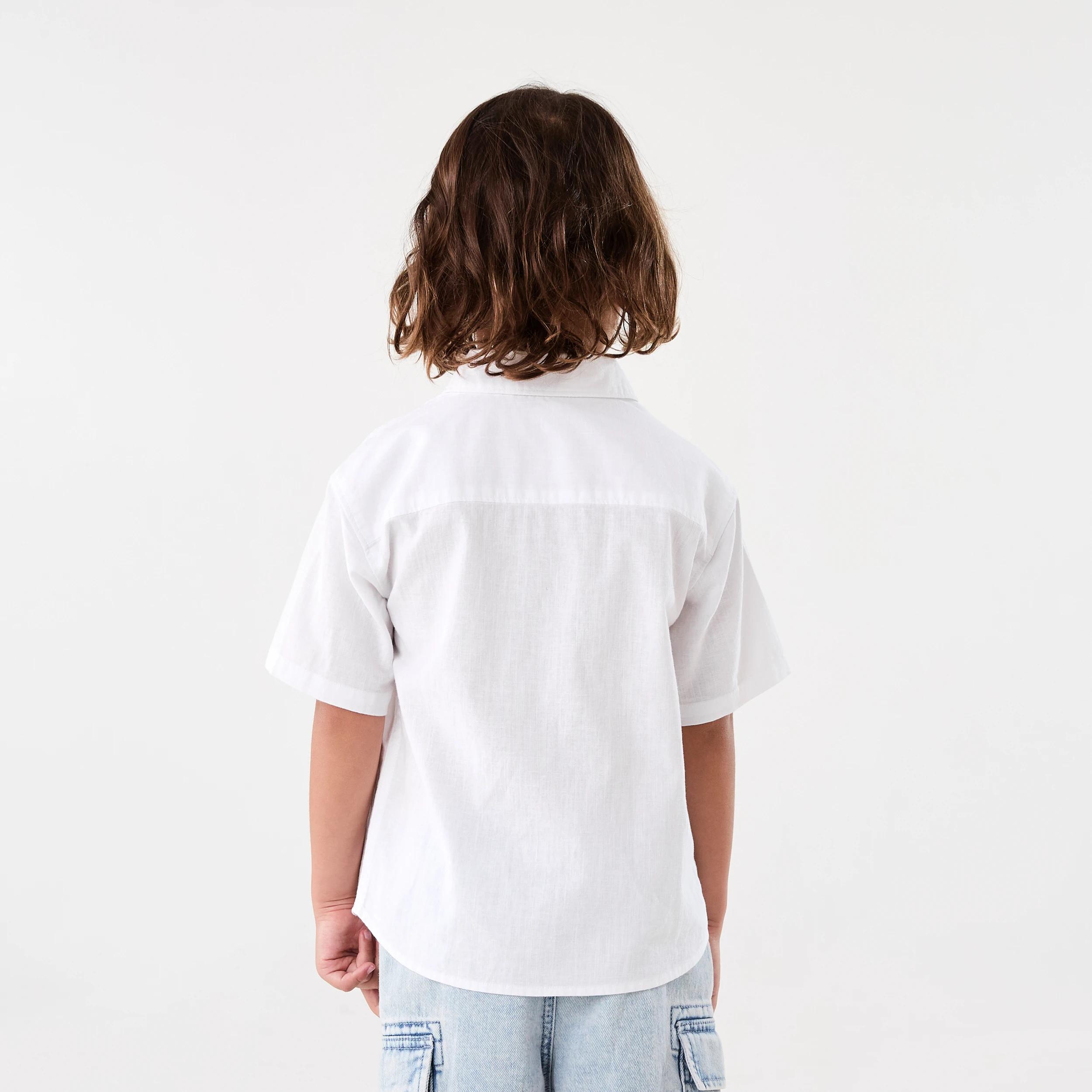 2 Linen Blend Shirt WHITE, 2 of 7