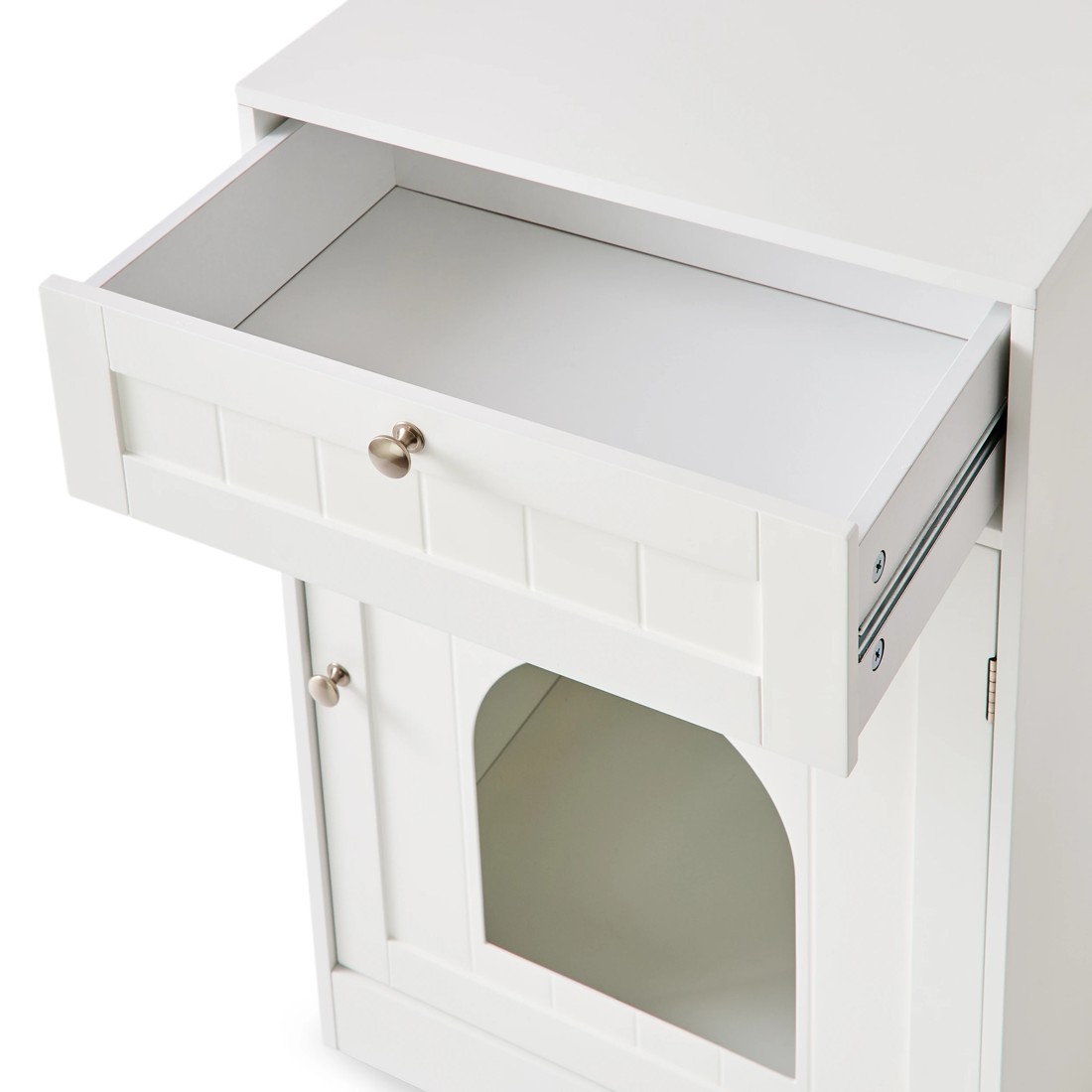 6 Cat Litter Cabinet with Storage Drawer, 6 of 9