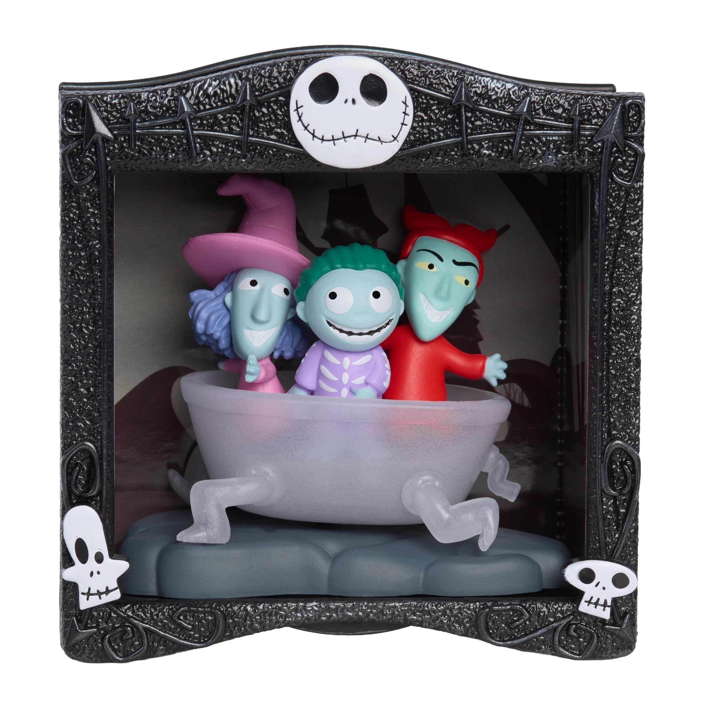 7 HAPPY HAUL Disney Tim Burton’s The Nightmare Before Christmas Spooky Scenes Scene Setters Collectible Diorama Figure - Assorted, 7 of 9