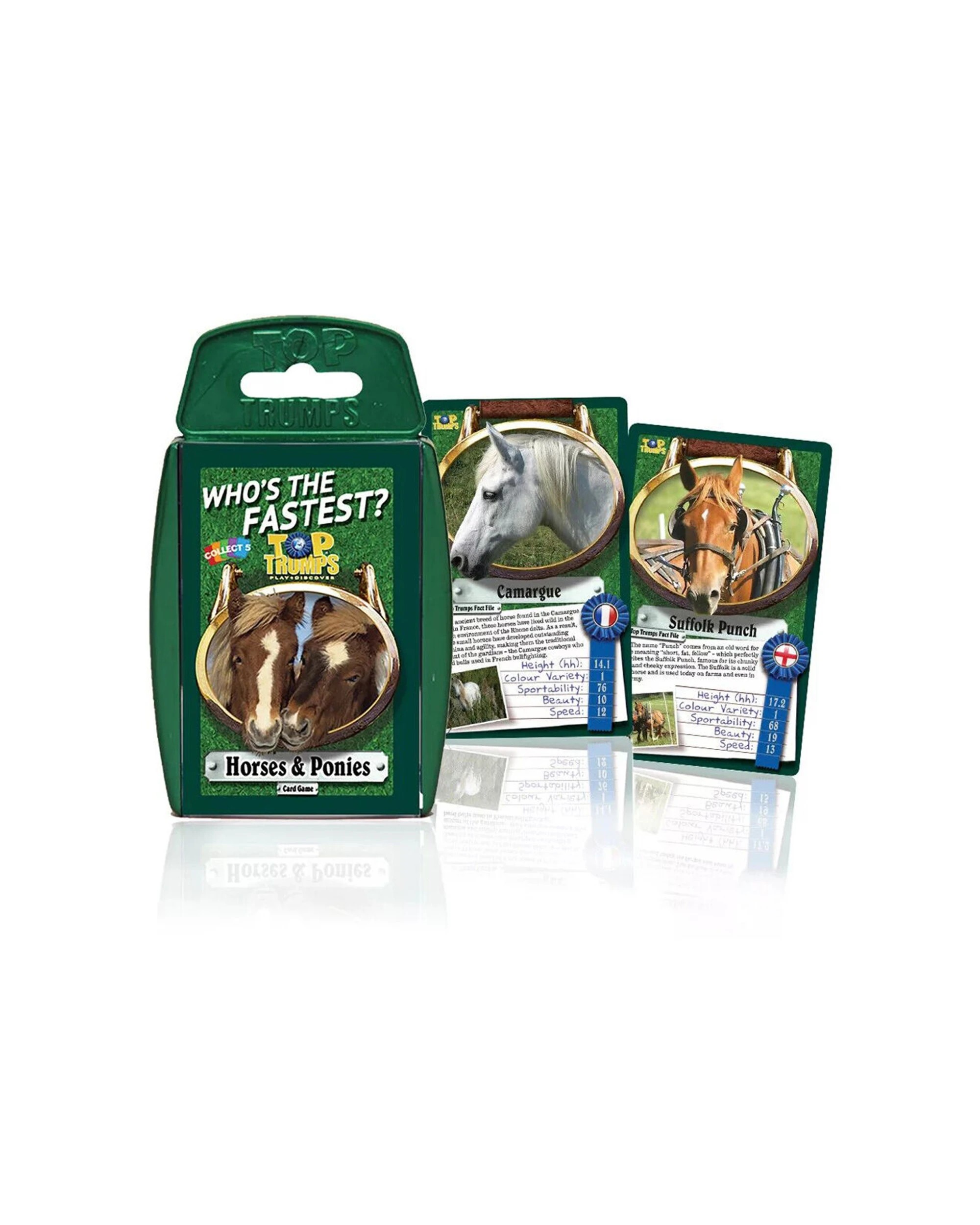 3 Top Trumps Classics Horses and Ponies Kids Card Game 3 Pack - Green, 3 of 3