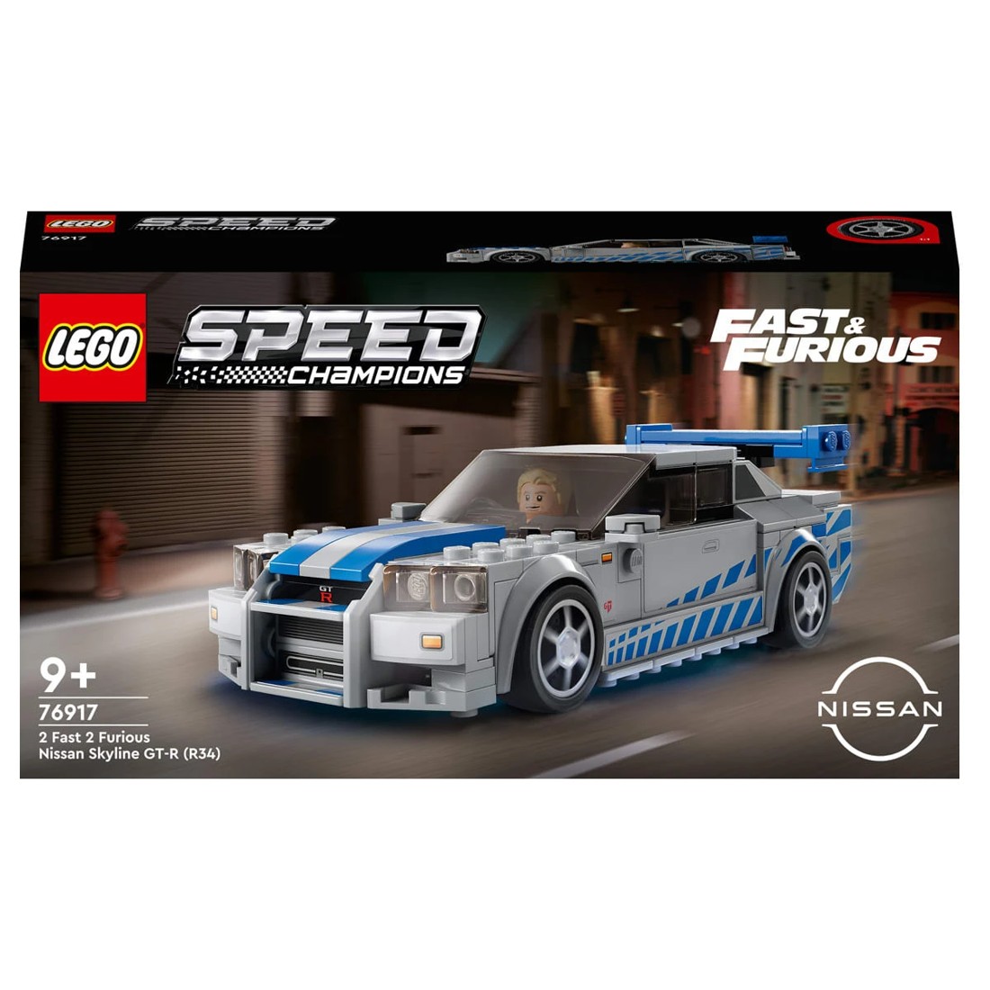 1 LEGO Speed Champions 2 Fast 2 Furious Nissan Skyline GT-R (R34) 76917, 1 of 10