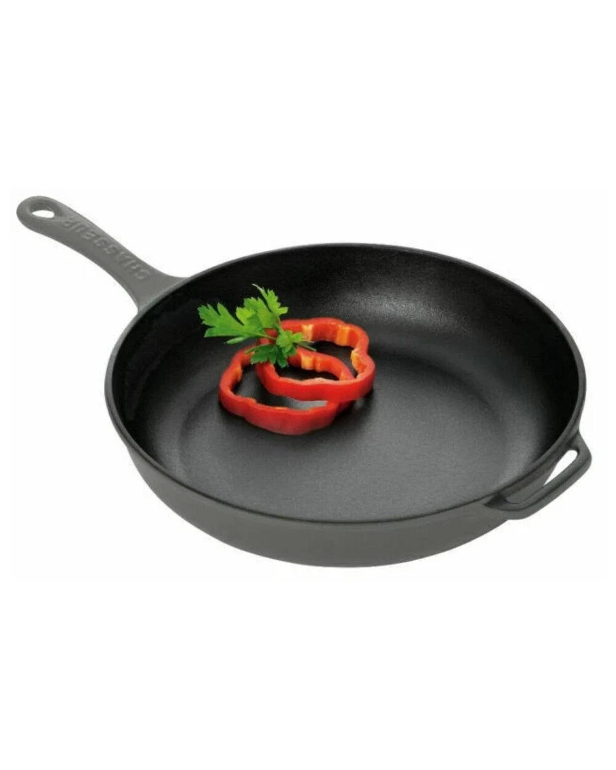 2 Chasseur Frypan Cast With Handle 28cm Caviar, 2 of 2