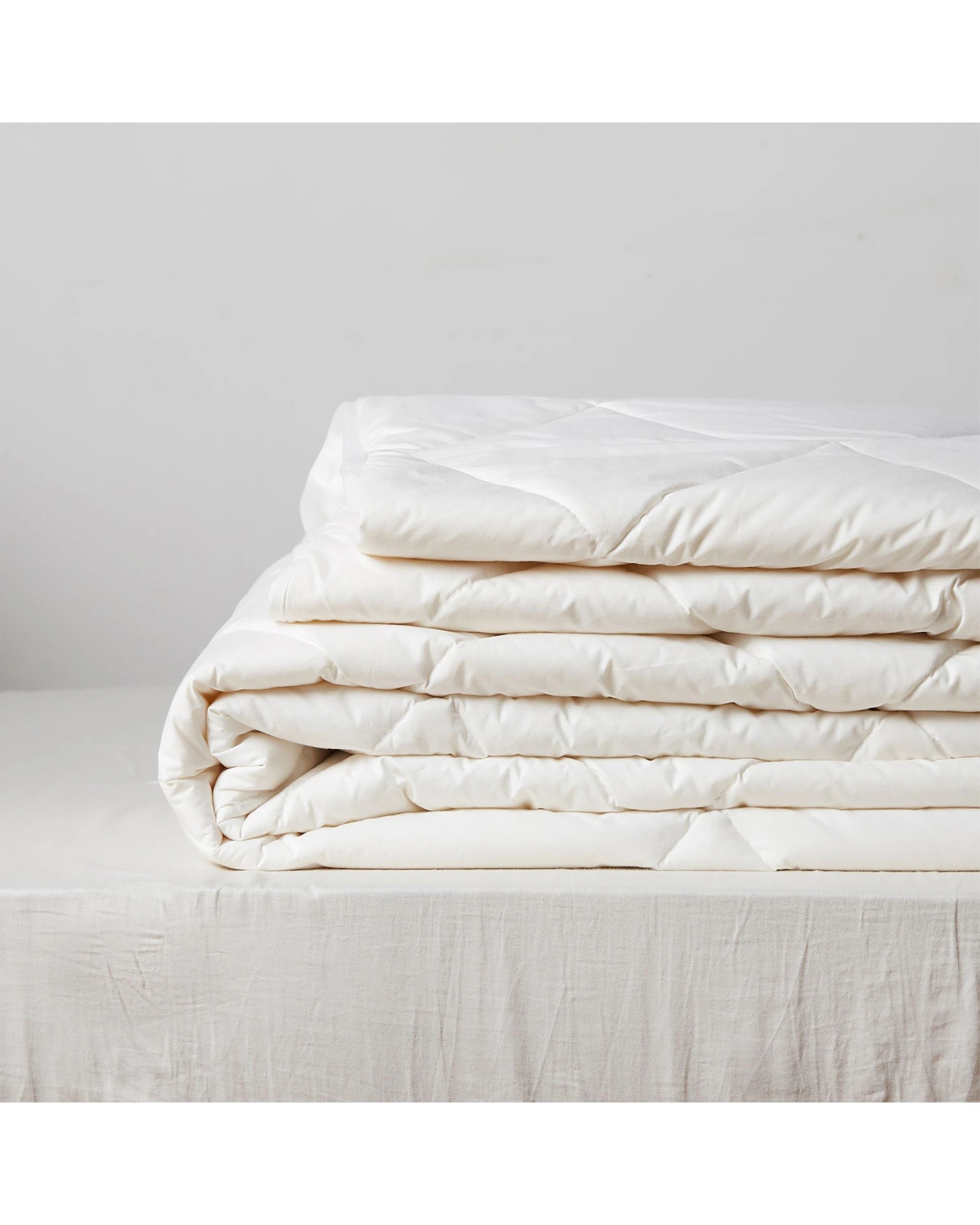 4 Wooltara Luxury Washable Cotton Japara Wool Rich Mattress Topper - Queen Bed - White, 4 of 7