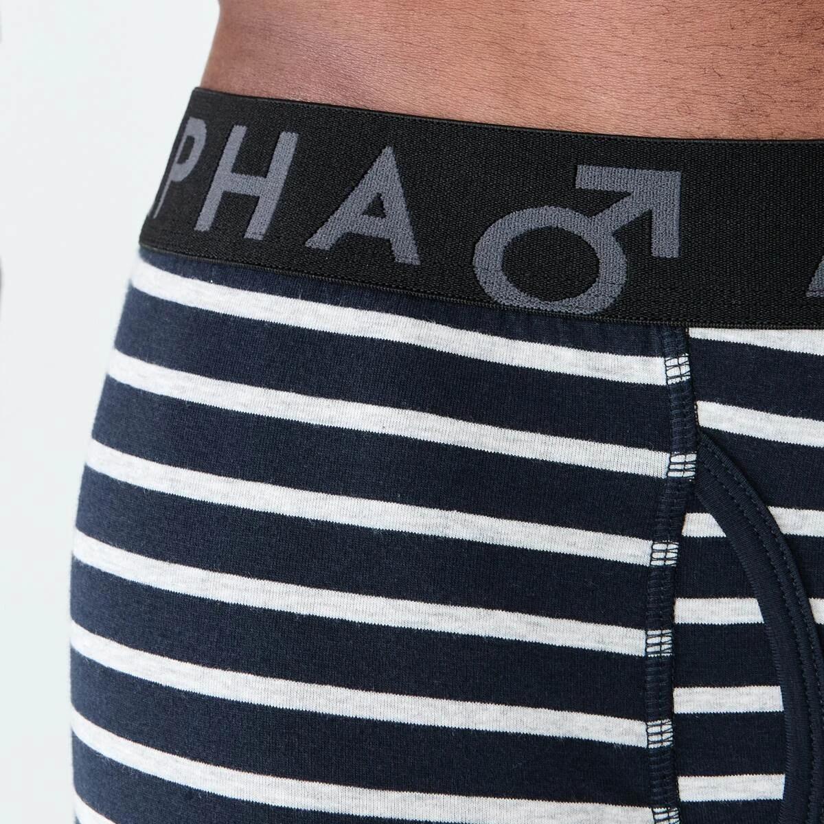 7 3 Pack Fly Front Stripe Trunks PREP STRIPE, 7 of 8