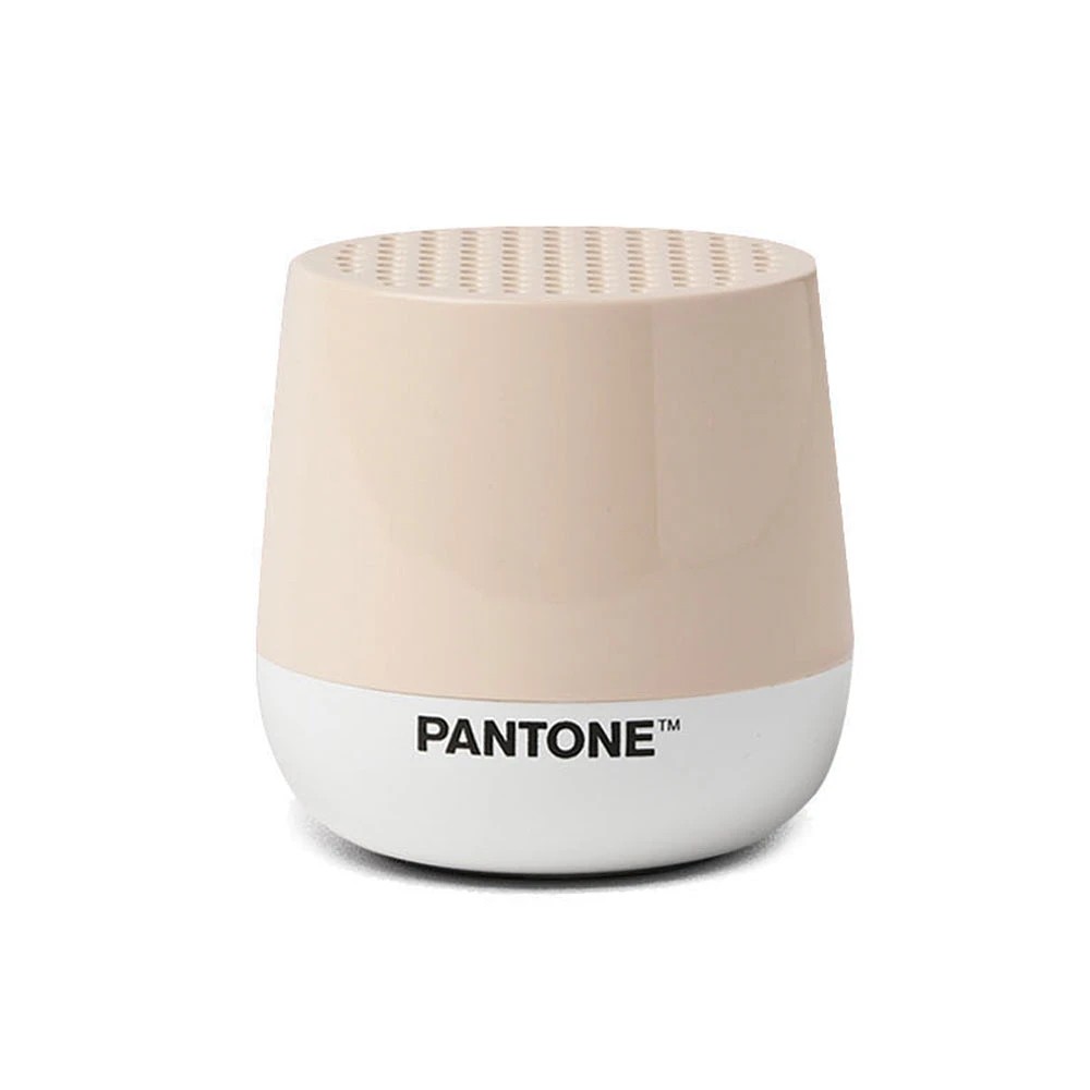 1 Lexon Mino+ Mini Bluetooth Speaker PANTONE - Beige, 1 of 4
