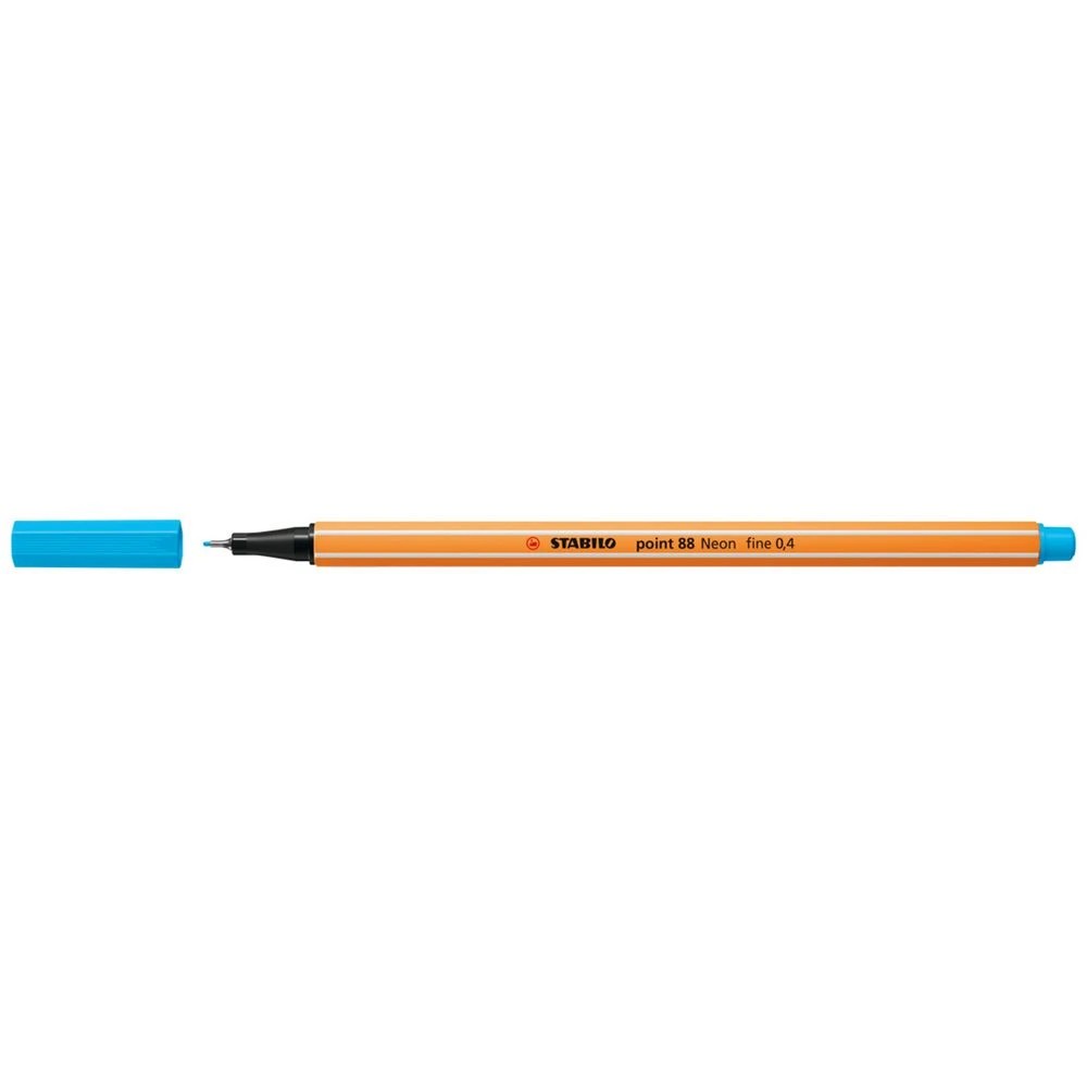 2 Stabilo Point 88 Fineliner Neon Blue, 2 of 2