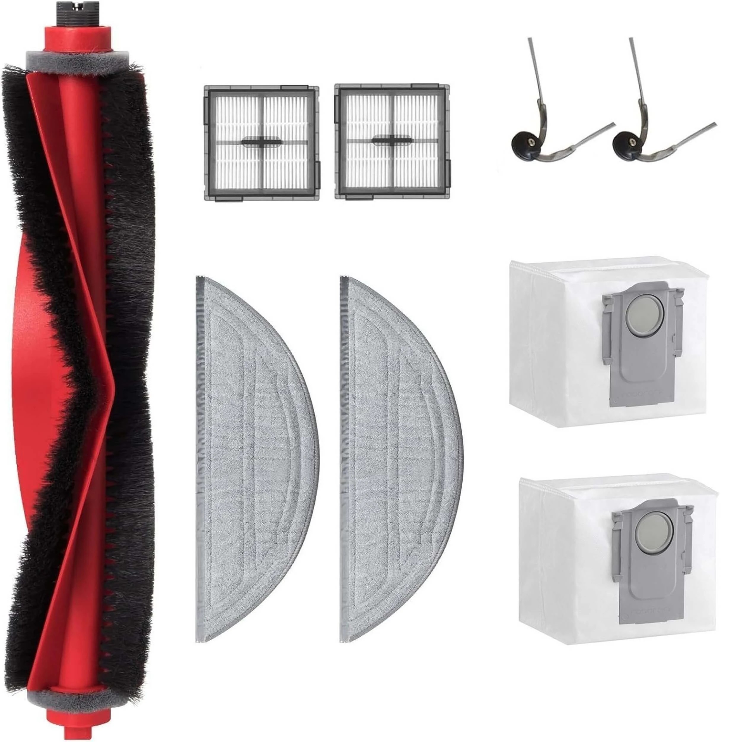 1 Hygieia Complete Replacement Kit For Roborock Q10V+ Robot Vacuum - Red, 1 of 3