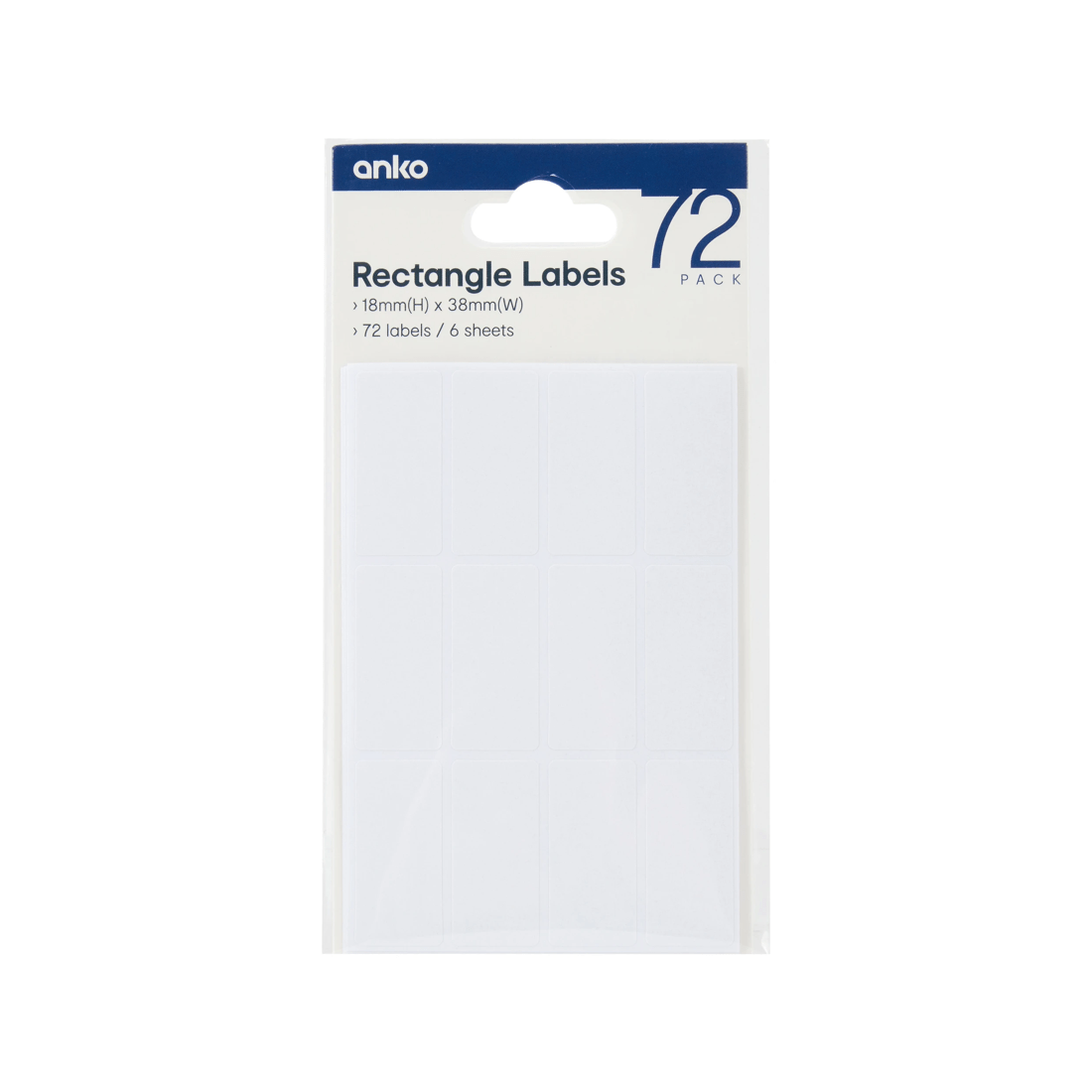 1 72 Pack Rectangle Labels, 1 of 5