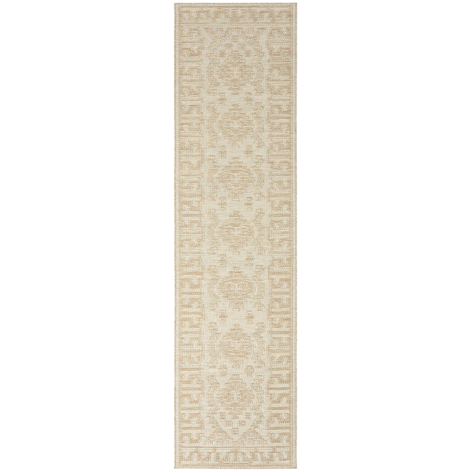 2 Common Ground Rugs Palmline Kuza Outdoor 500x80cm Runner - Extra Large Pet Friendly Rug - Beige - Natural, 2 of 8