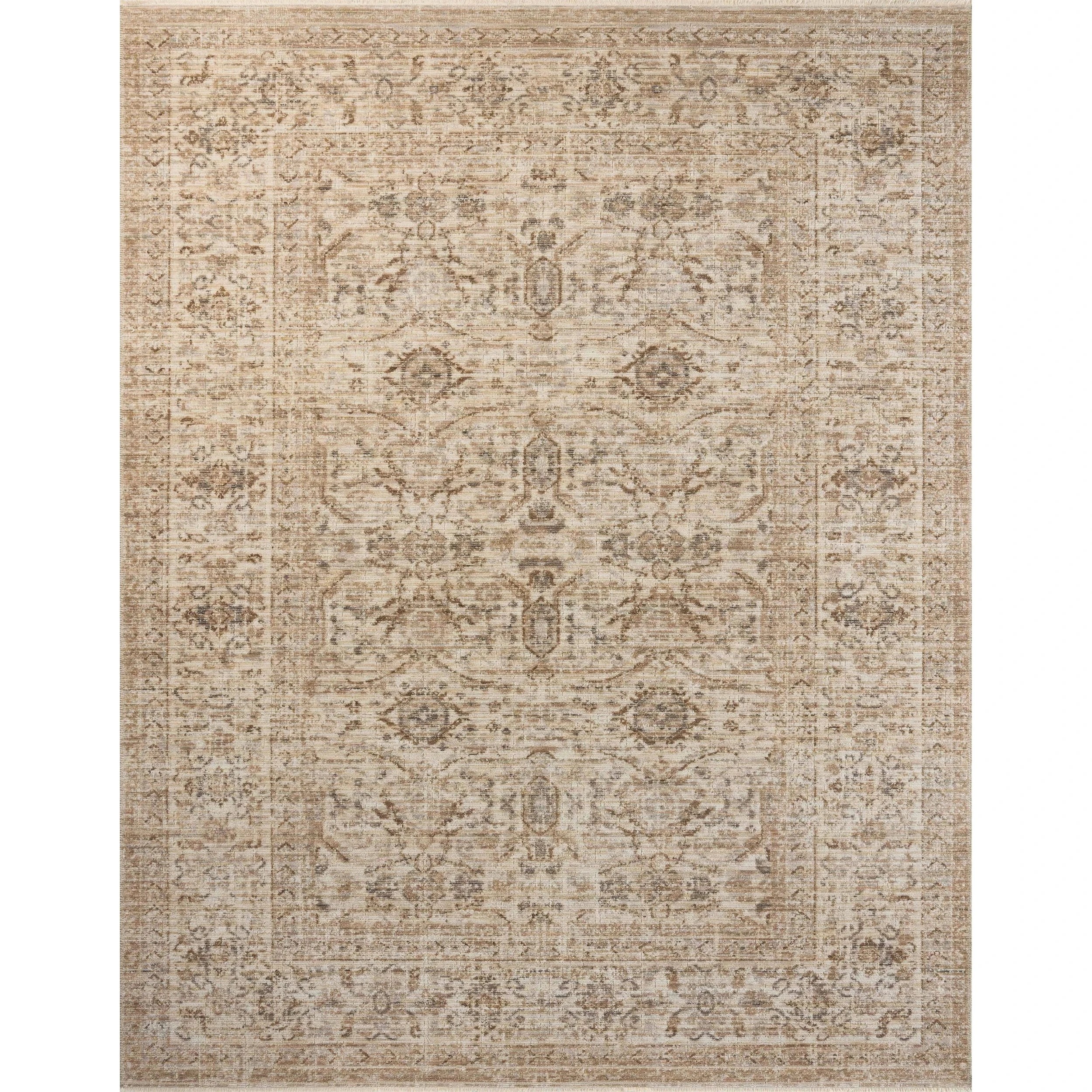 1 Common Ground Rugs Heirloom 04 180x120cm - Small Floor Rug - White, 1 of 7