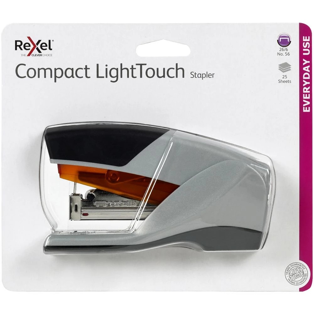 2 Rexel Compact Light Touch Half-Strip Stapler, 2 of 2