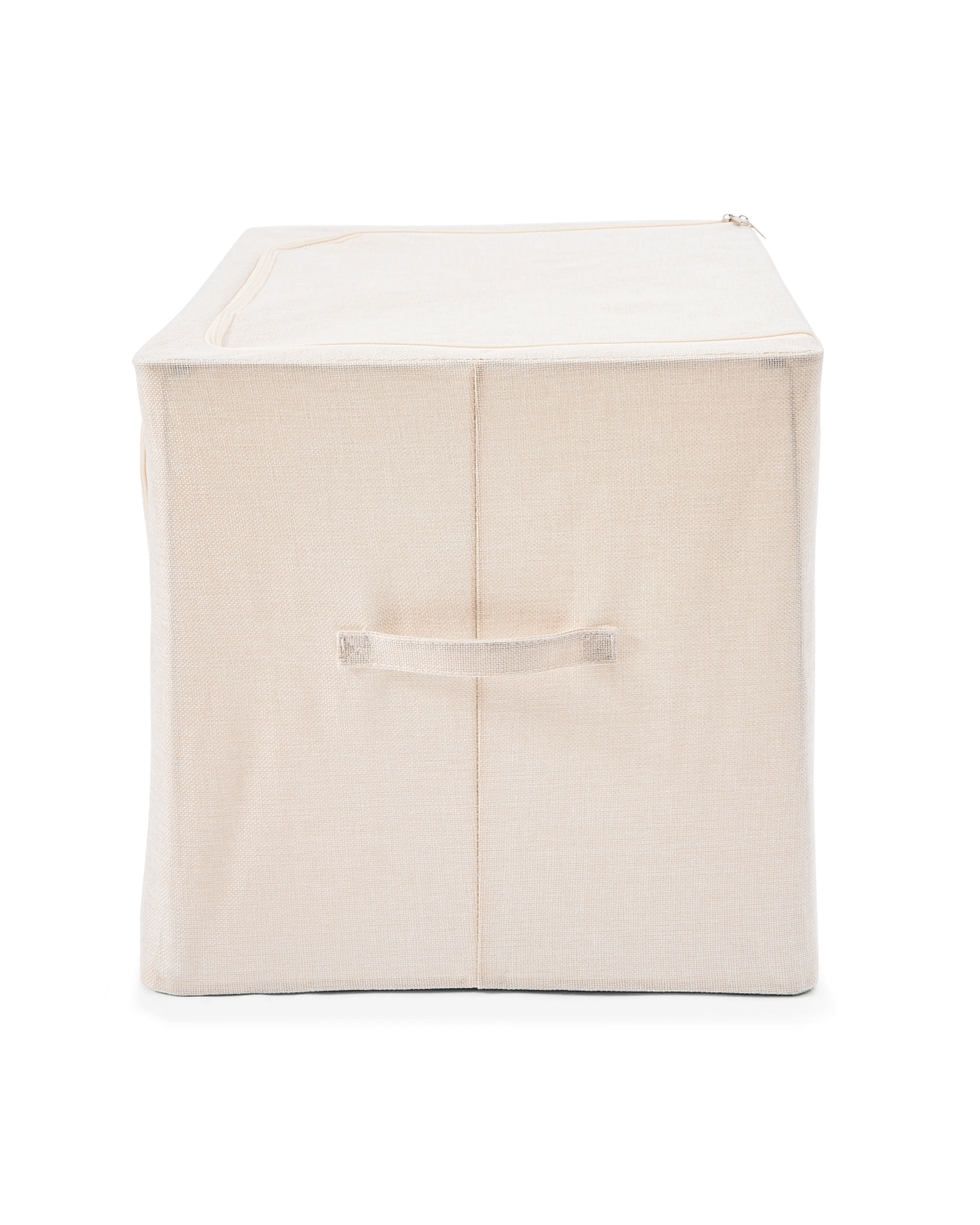 6 Linen Look Collapsible Box with Window - Extra Large, Beige, 6 of 10