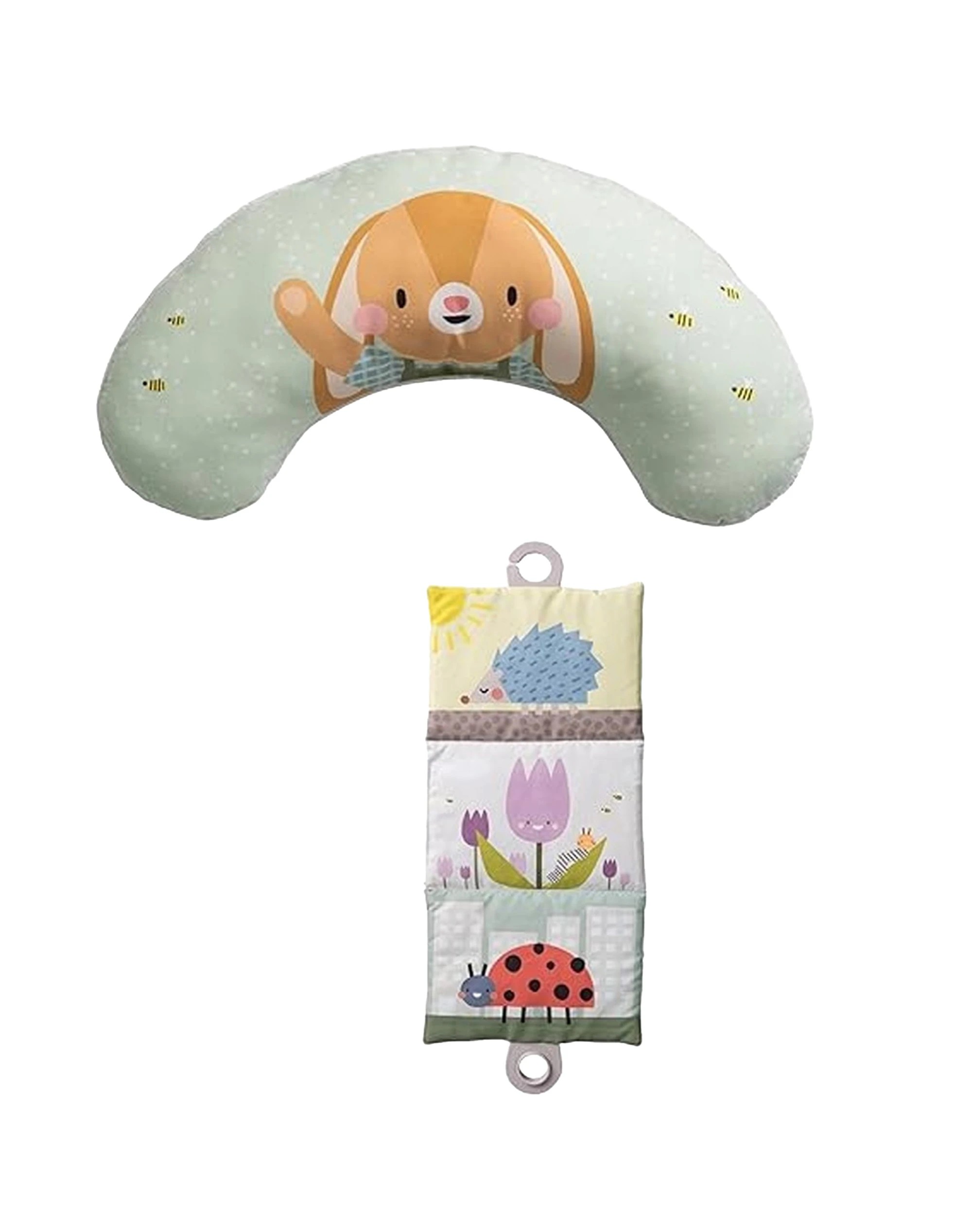 1 Taf Toys Tummy-Time Crinkle Book & Cushion Set Developmental - Multi, 1 of 2