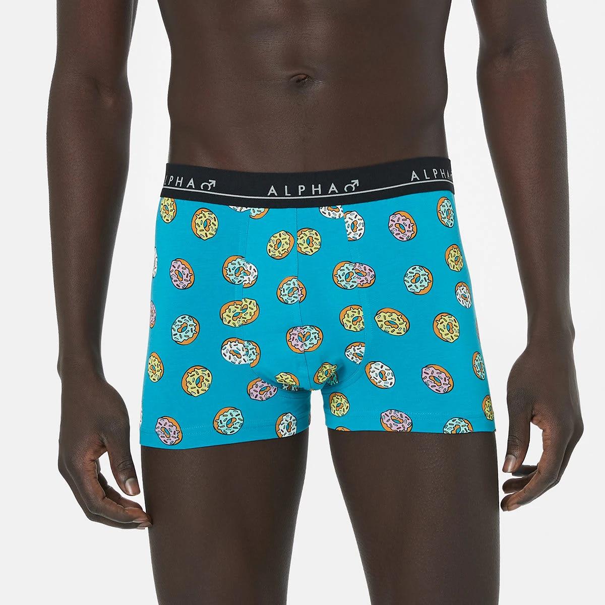 5 5 Pack Print/Plain Trunks TEENY TINY DONUTS MULTI, 5 of 10