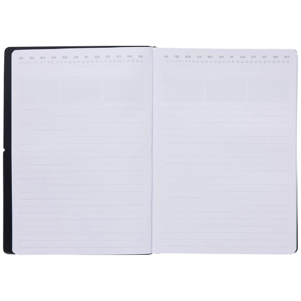 4 Otto A5 Recycled Day to Page Undated Diary Brown, 4 of 6