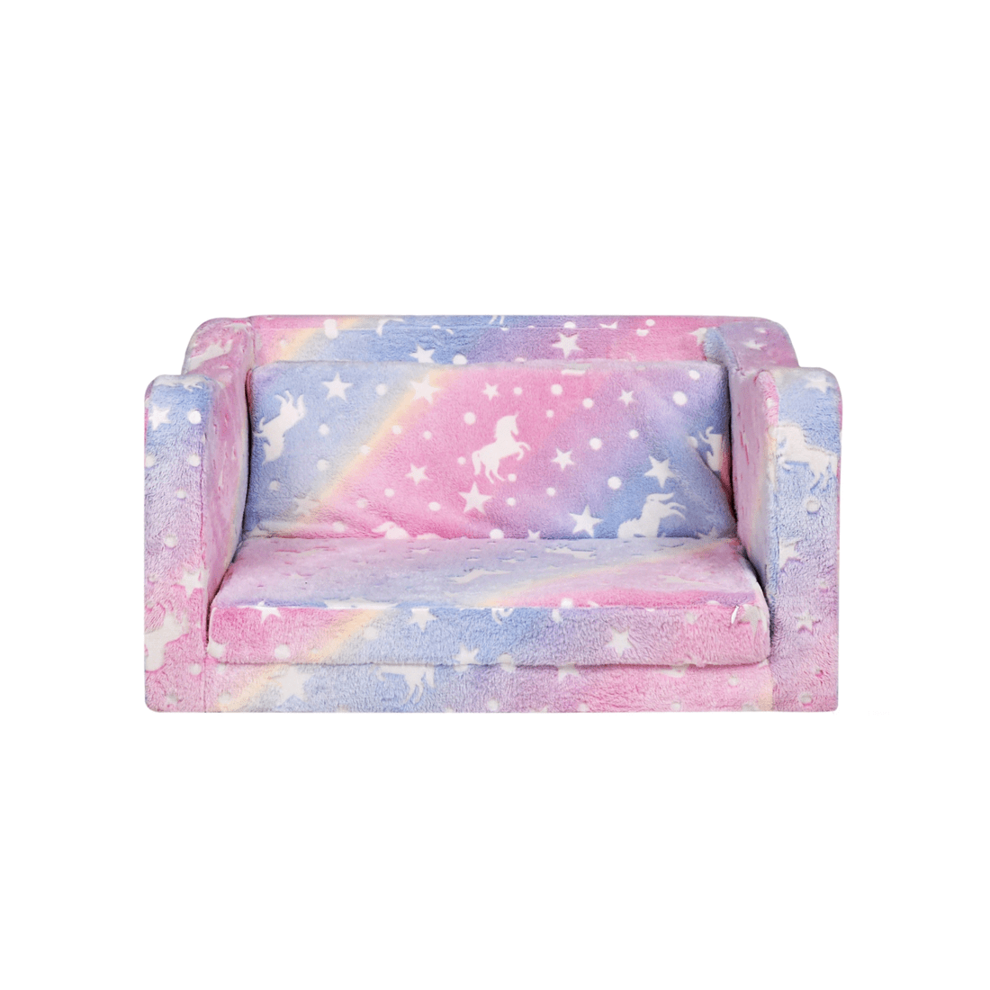 4 Advwin 2-in-1 Kids Flip Open Sofa Couch Foldable Bed, 4 of 8