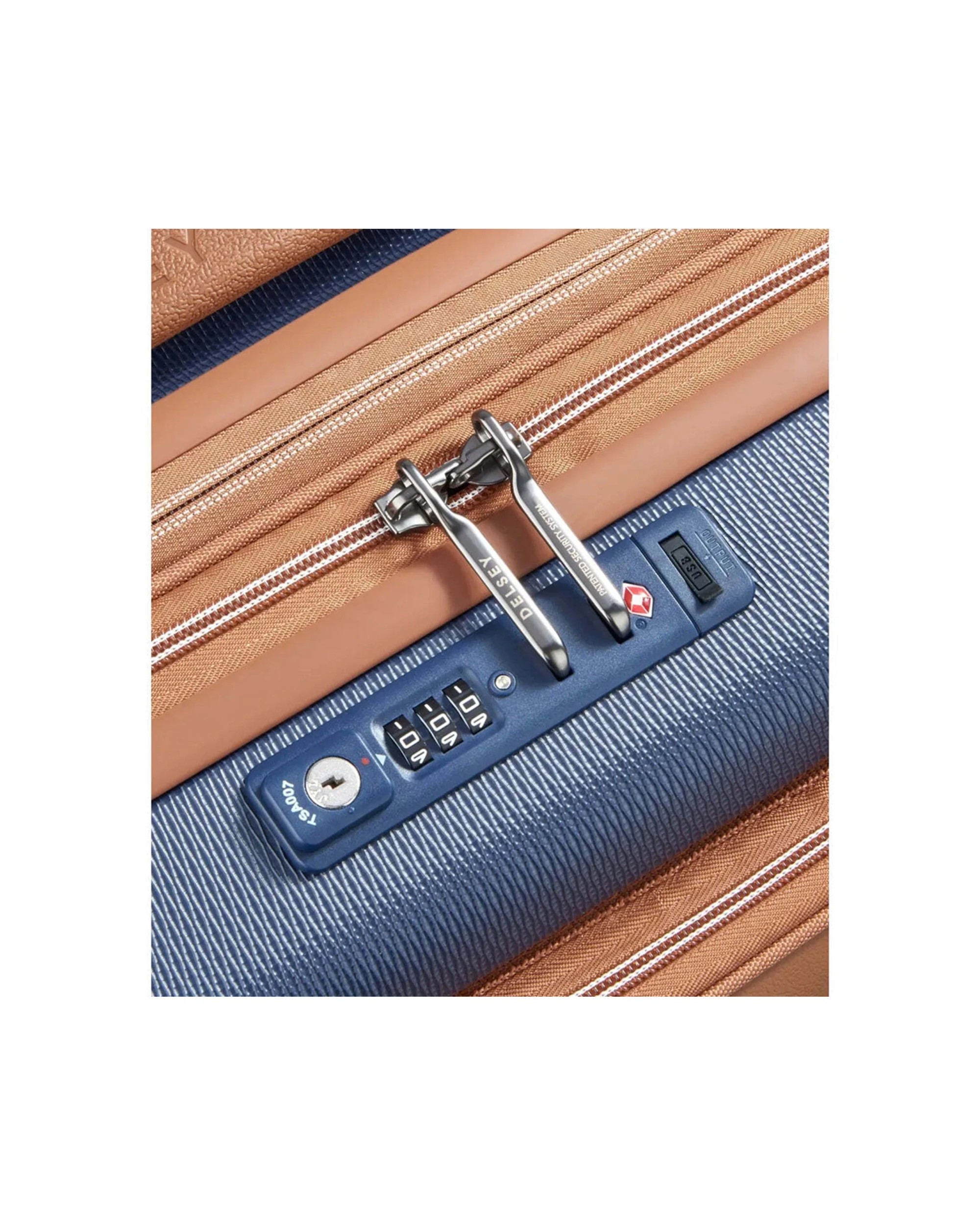 8 Delsey Chatelet Air 2.0 55 cm Expandable Laptop Cabin Suitcase TSA Lock Navy - Blue, 8 of 8