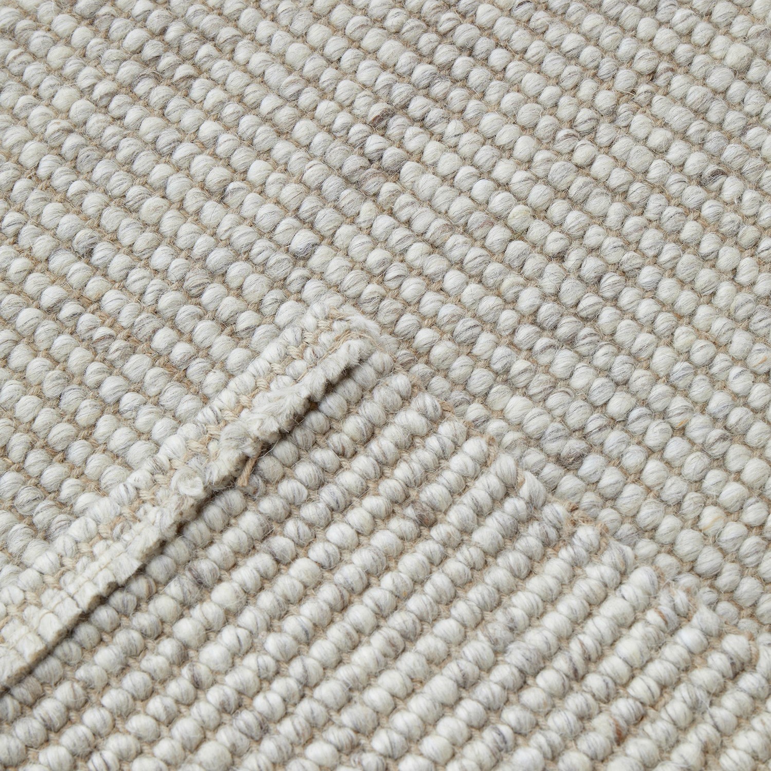 5 Common Ground Rugs Kingsley Ariel 300x80cm - Medium Runner Hand Loomed Wool & Jute Rug - Beige, 5 of 6