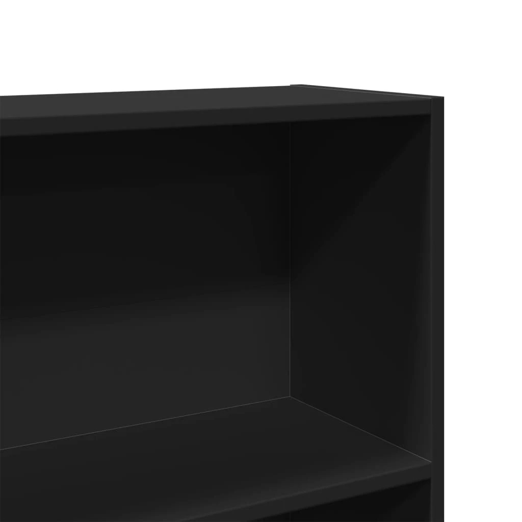 7 vidaXL Modern Freestanding Bookshelf Ample Storage - Black, 7 of 10