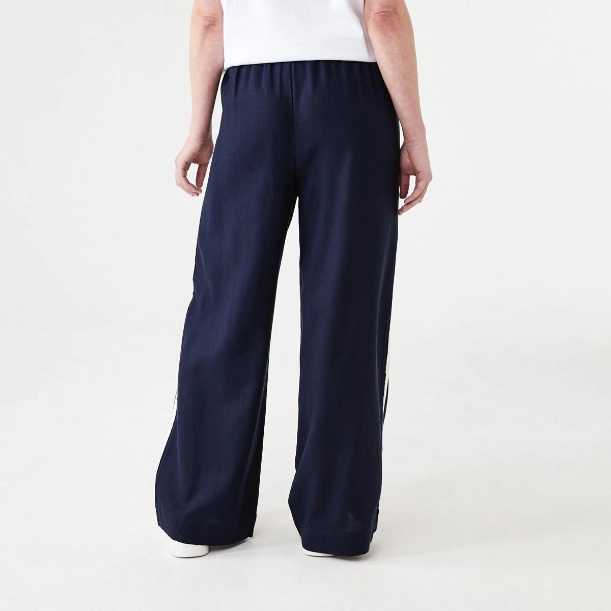 3 Wide Leg Side Tape Pants NAVY BLAZER, 3 of 6