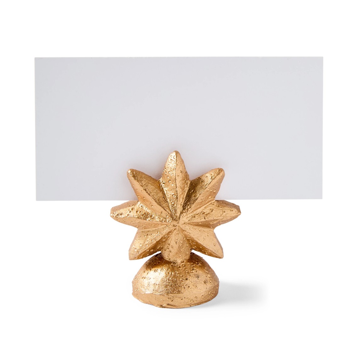 4 4 Pack Gold Look Starburst Placecard Holders, 4 of 8
