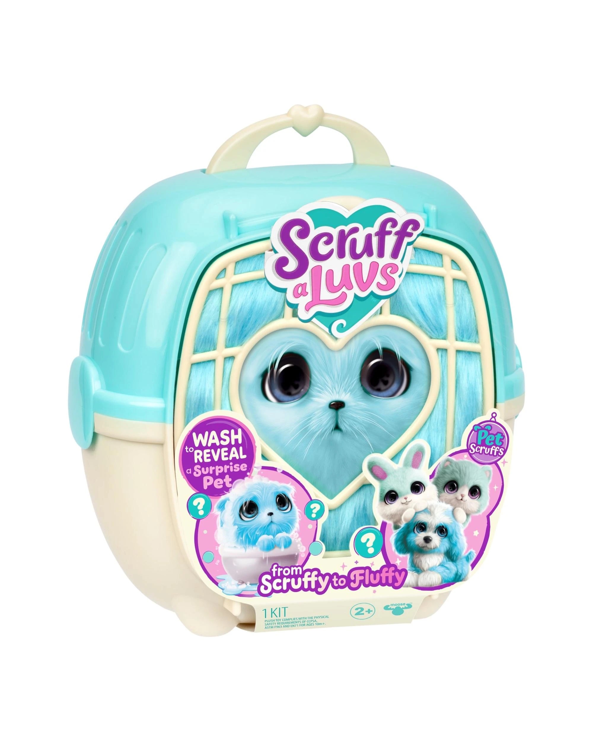 4 Little Live Pets Scruff-A-Luvs Series 1 Single Pack Blue, 4 of 10