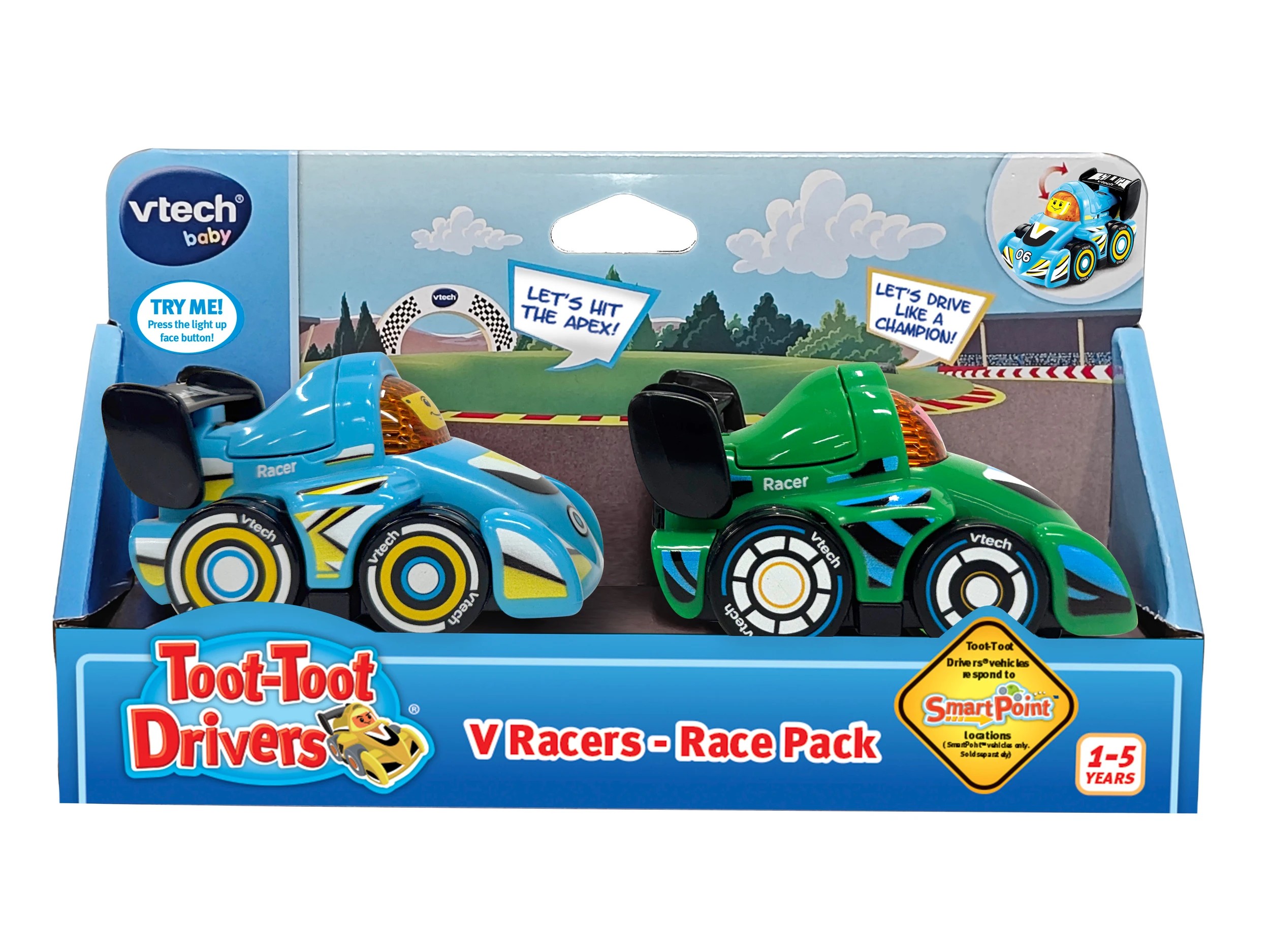 2 2 Pack VTech Toot-Toot Drivers V Racers - Assorted, 2 of 4