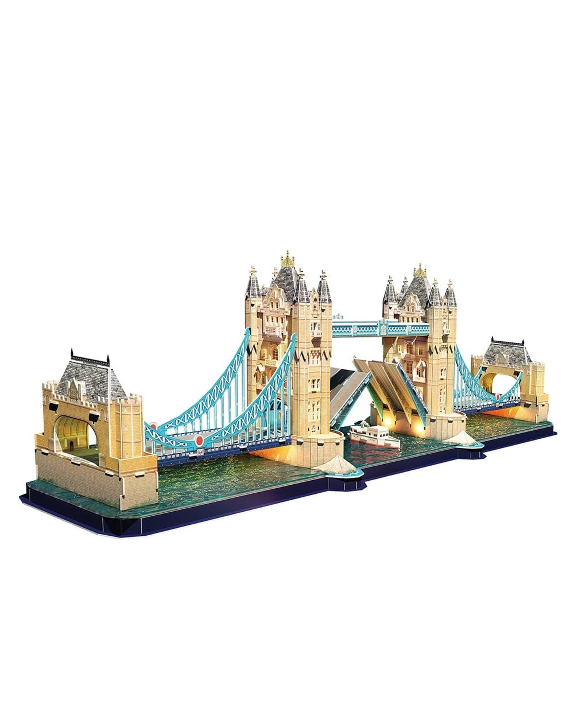 2 CubicFun LED Tower Bridge 222 Piece 3D Puzzle Model Kit, 2 of 2