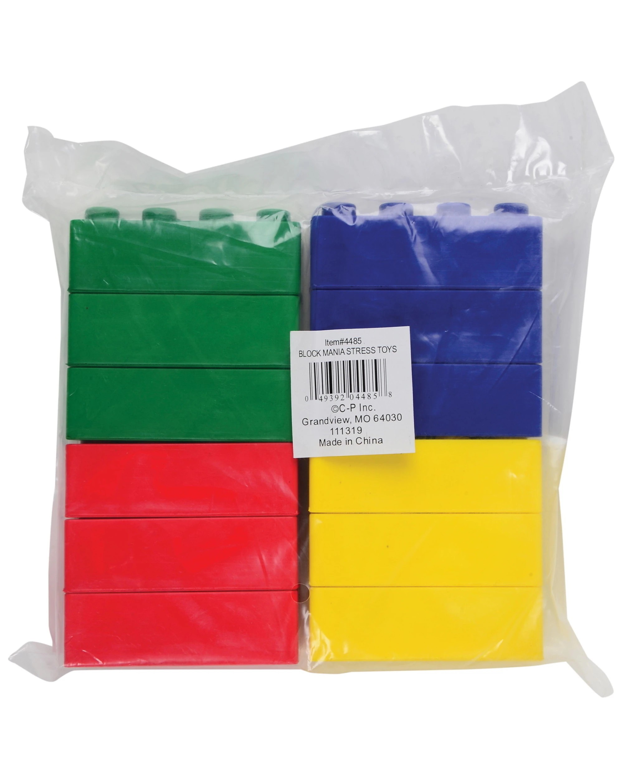 2 Block Mania Stress Bricks (Pack of 12), 2 of 2