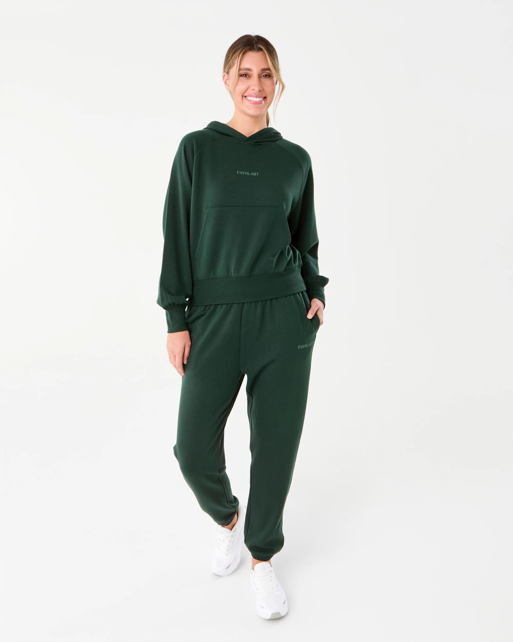 7 Everlast Womens Evercloud Hoodie Pine, 7 of 7