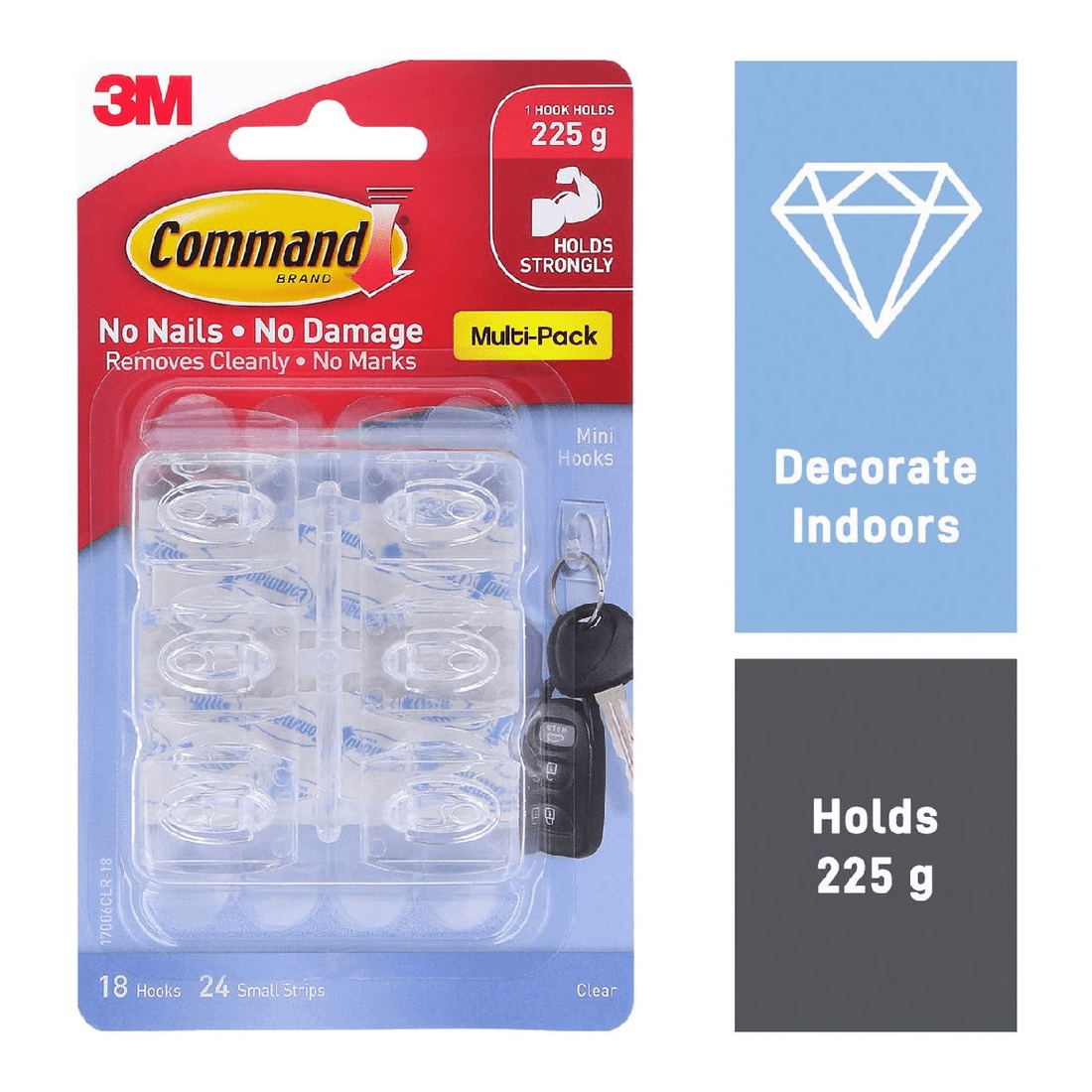 1 3M Command Hooks Value Pack Mini, 1 of 10