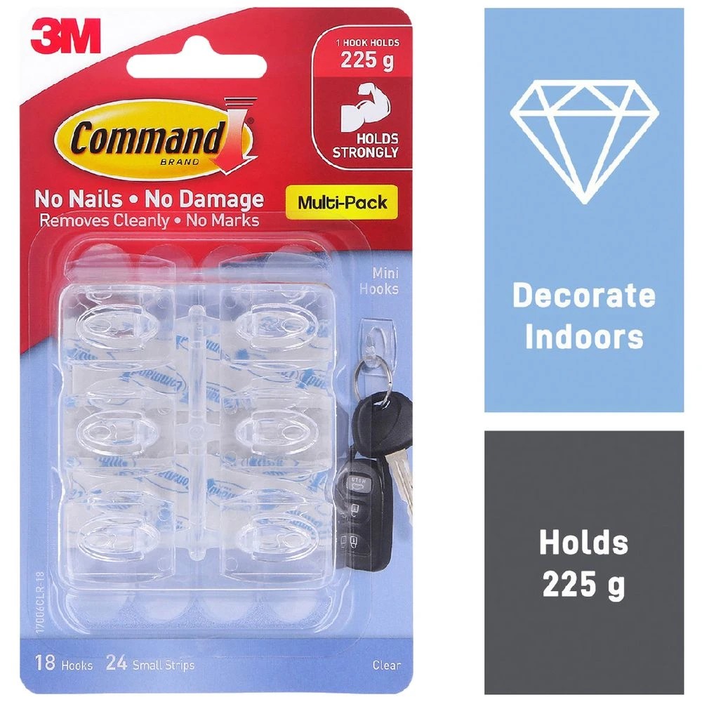 1 3M Command Hooks Value Pack Mini, 1 of 10