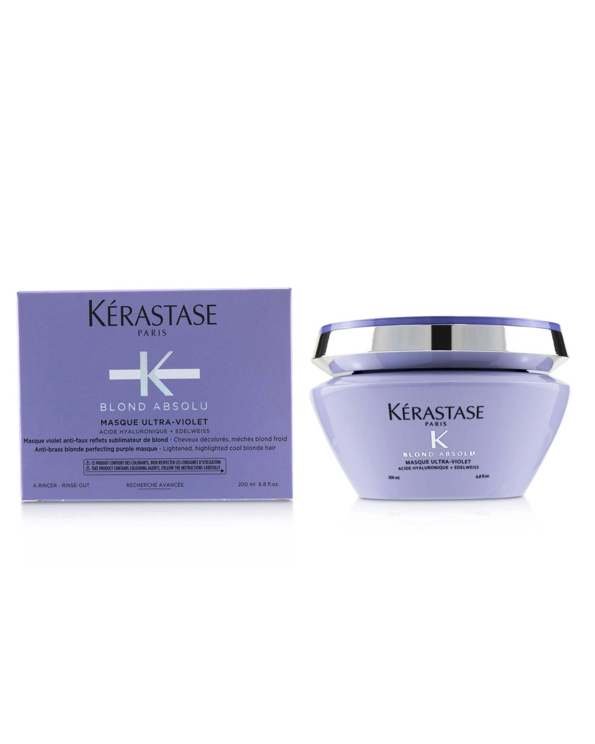 2 Kerastase Blond Absolu Masque Ultra-Violet Anti-Brass Blonde Purple Hair Mask 200ml/6.8oz, 2 of 4