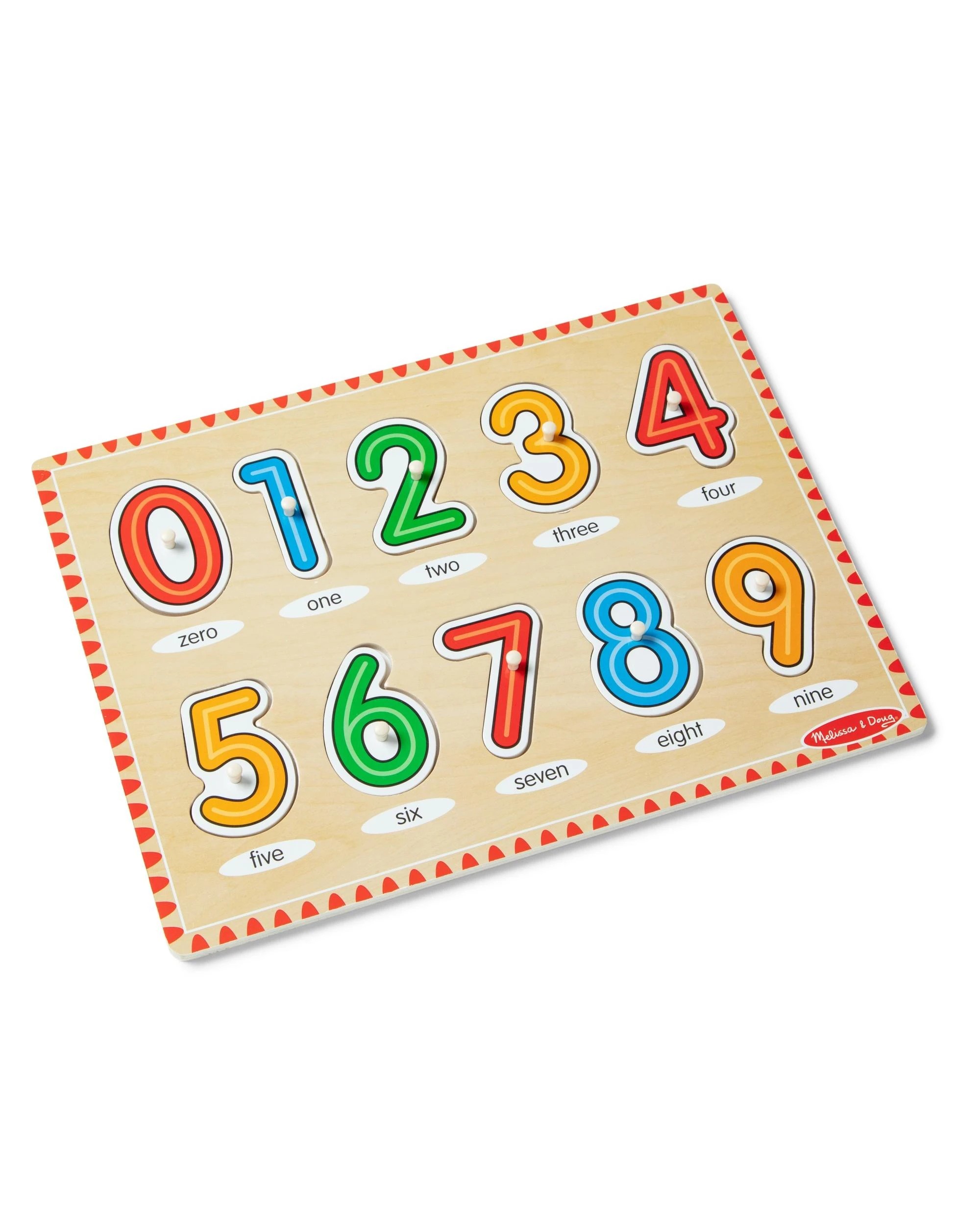 Melissa and Doug See Inside Numbers Peg Puzzle - Kmart