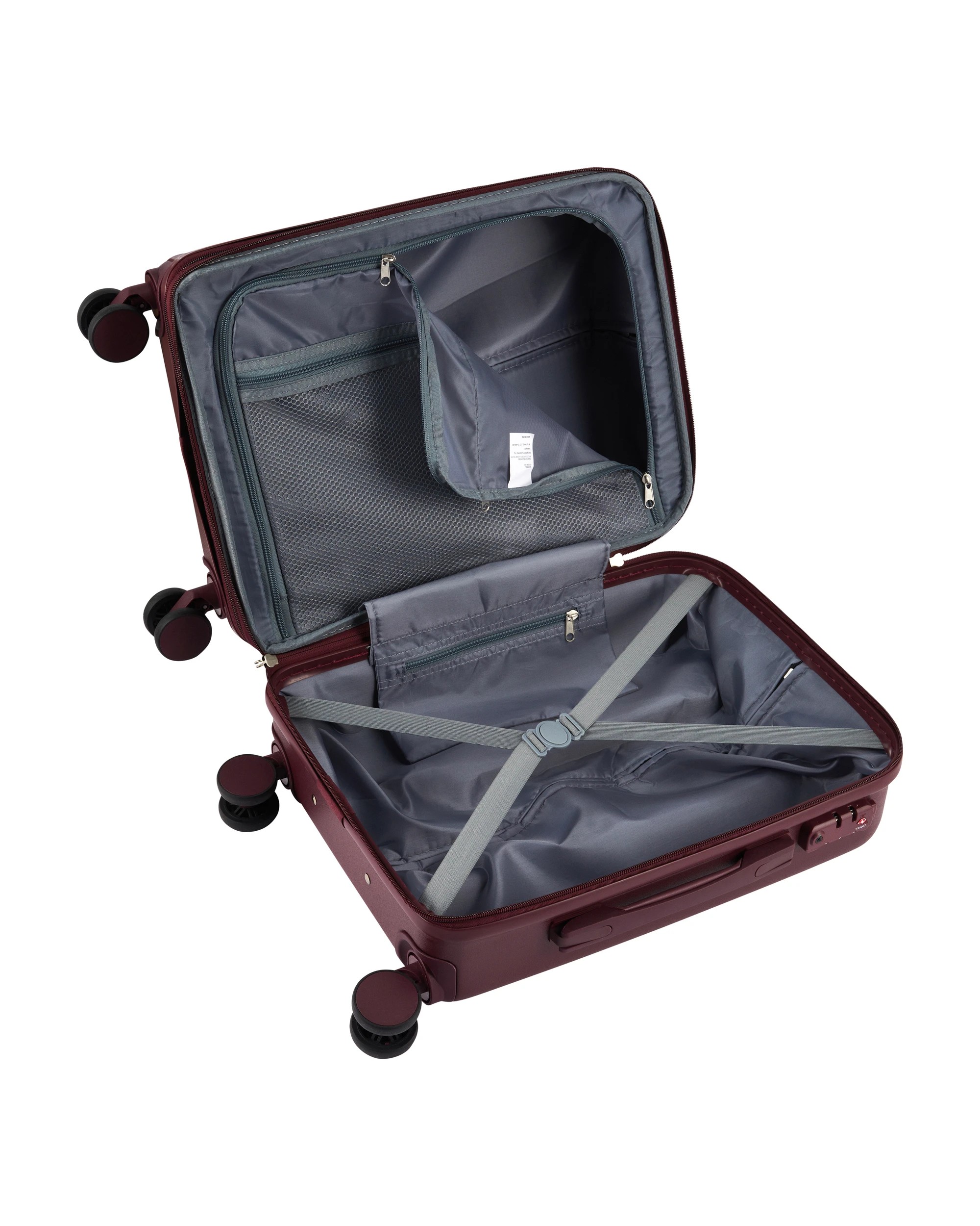 3 47cm Albany Hard Case 8 Wheels - Burgundy, 3 of 8