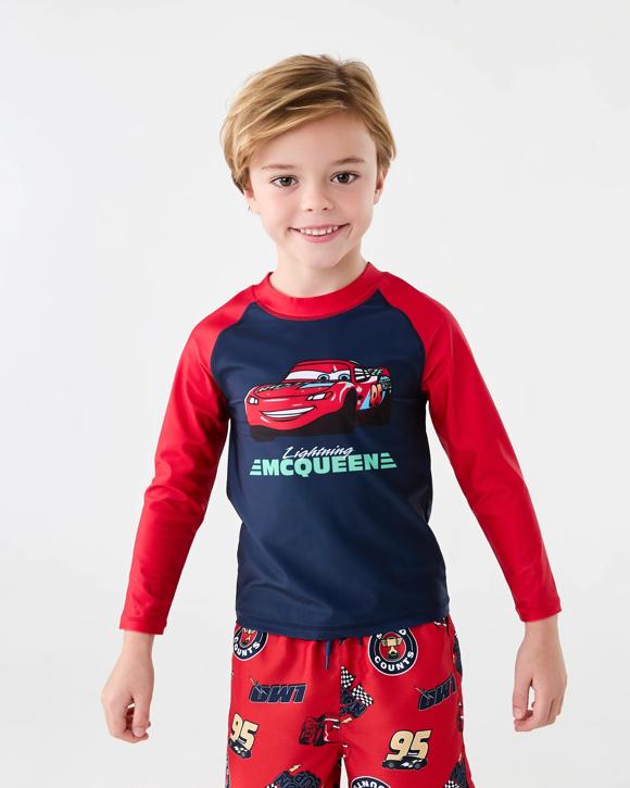 Cars License Long Sleeve Rash Vest