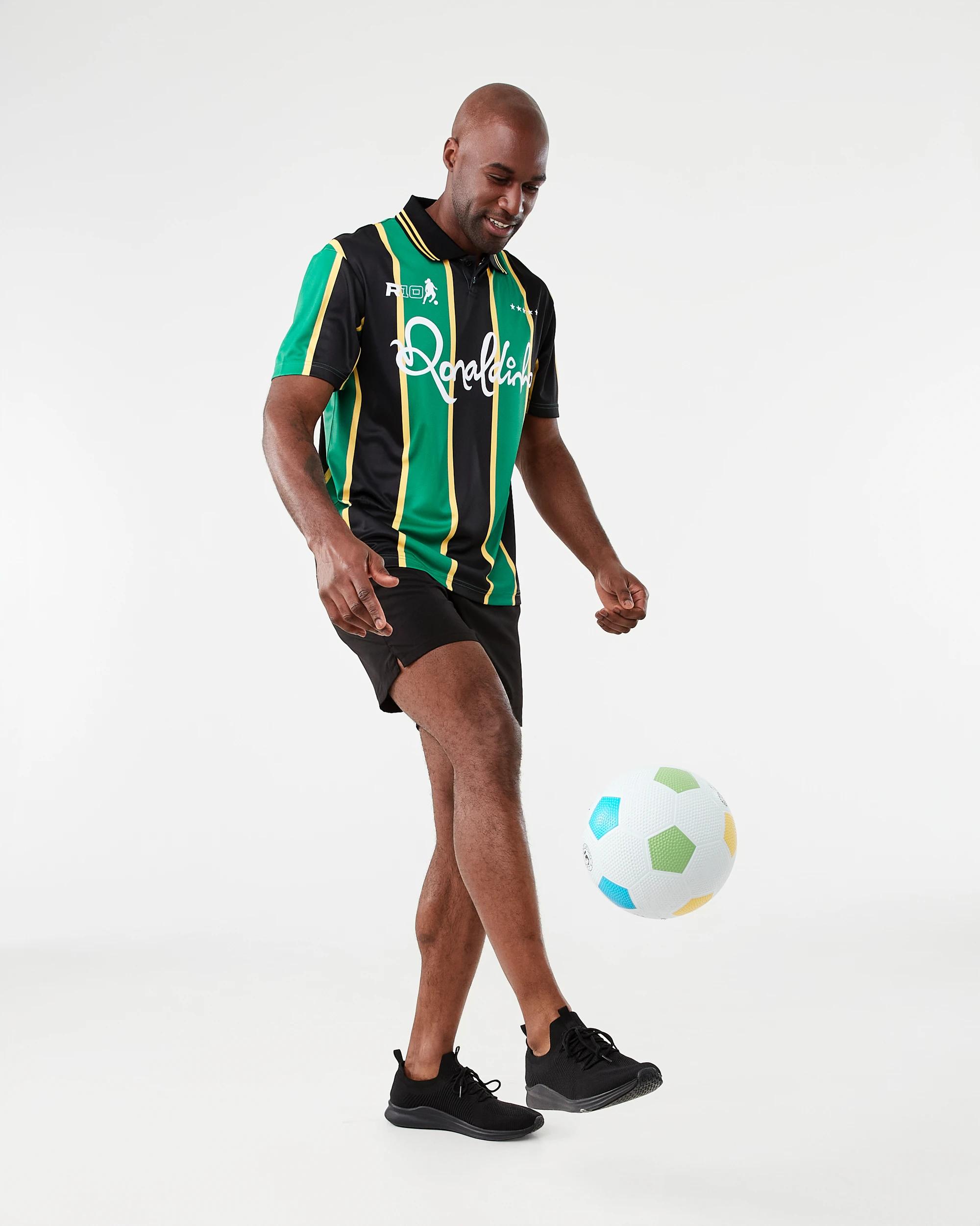 8 Ronaldinho Adult Jersey Black, 8 of 8