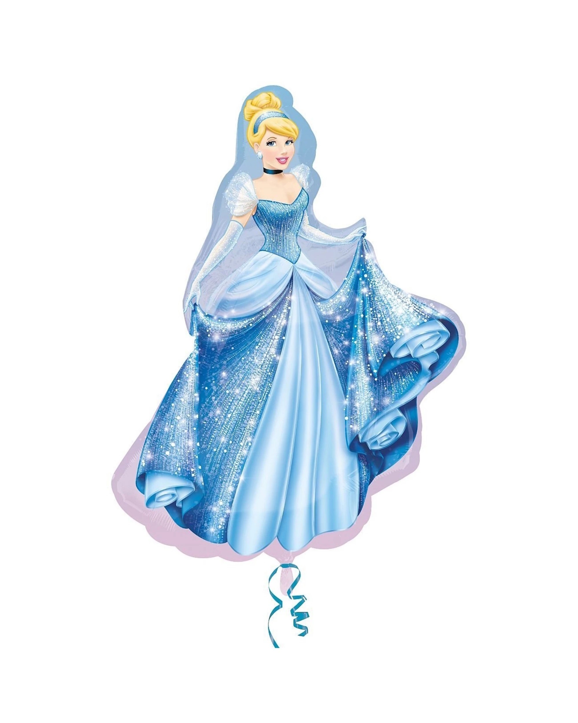 1 Anagram Disney Princess Cinderella Supershape Jumbo Helium Balloon 84cm, 1 of 1