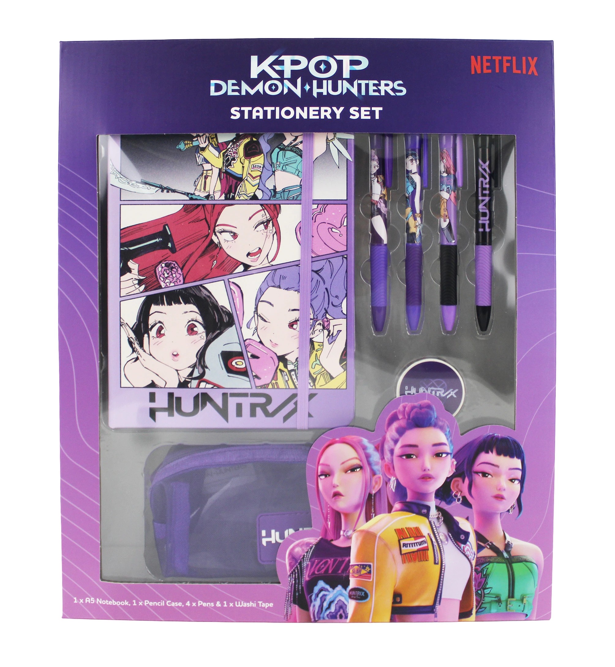 2 KPop Demon Hunters Stationery Set - Huntrix, 2 of 2