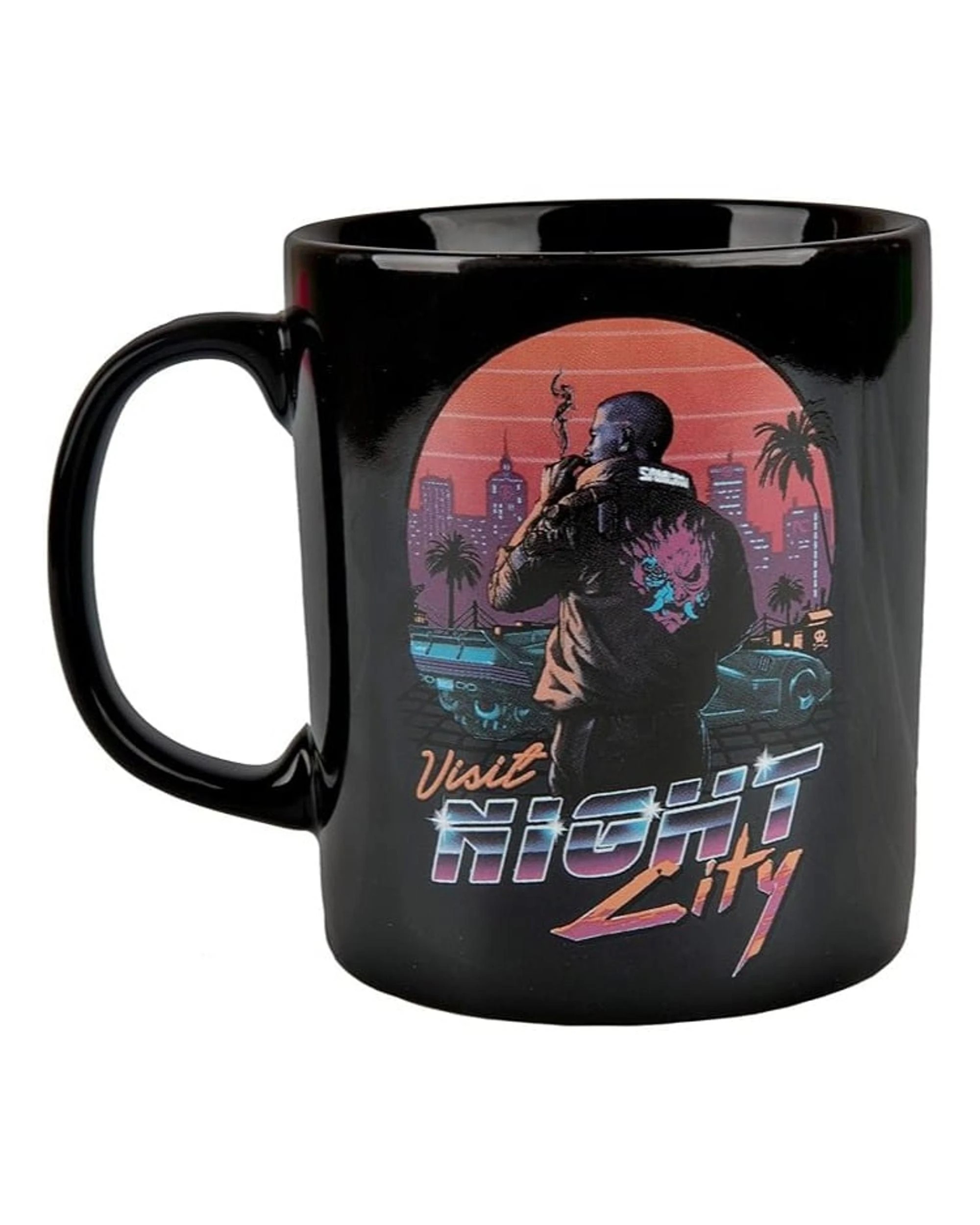 2 Cyberpunk 2077 Night City Sunset Mug, 2 of 5