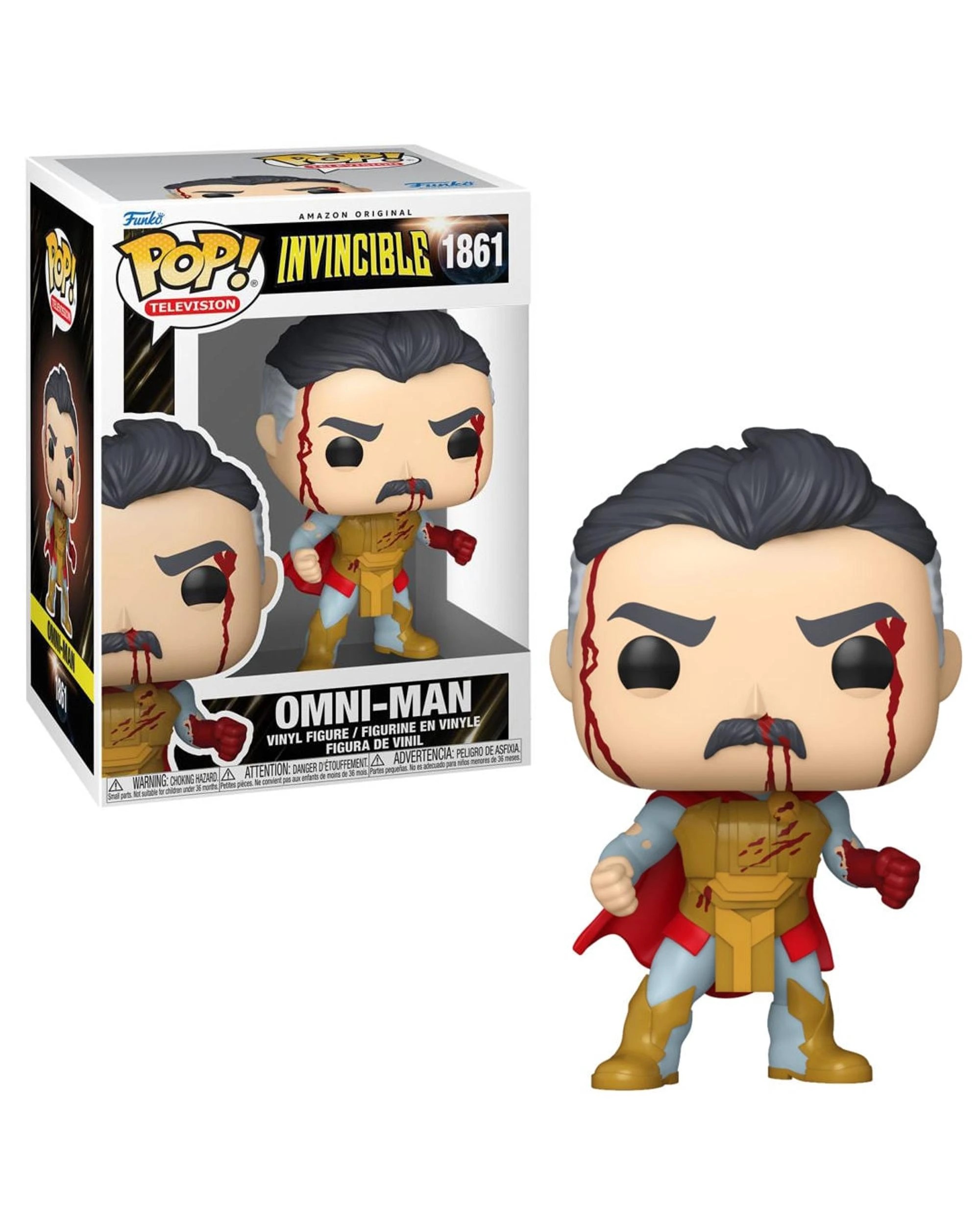 1 Invincible Omni-Man - Armour Bloody -  Funko POP! Vinyl, 1 of 3