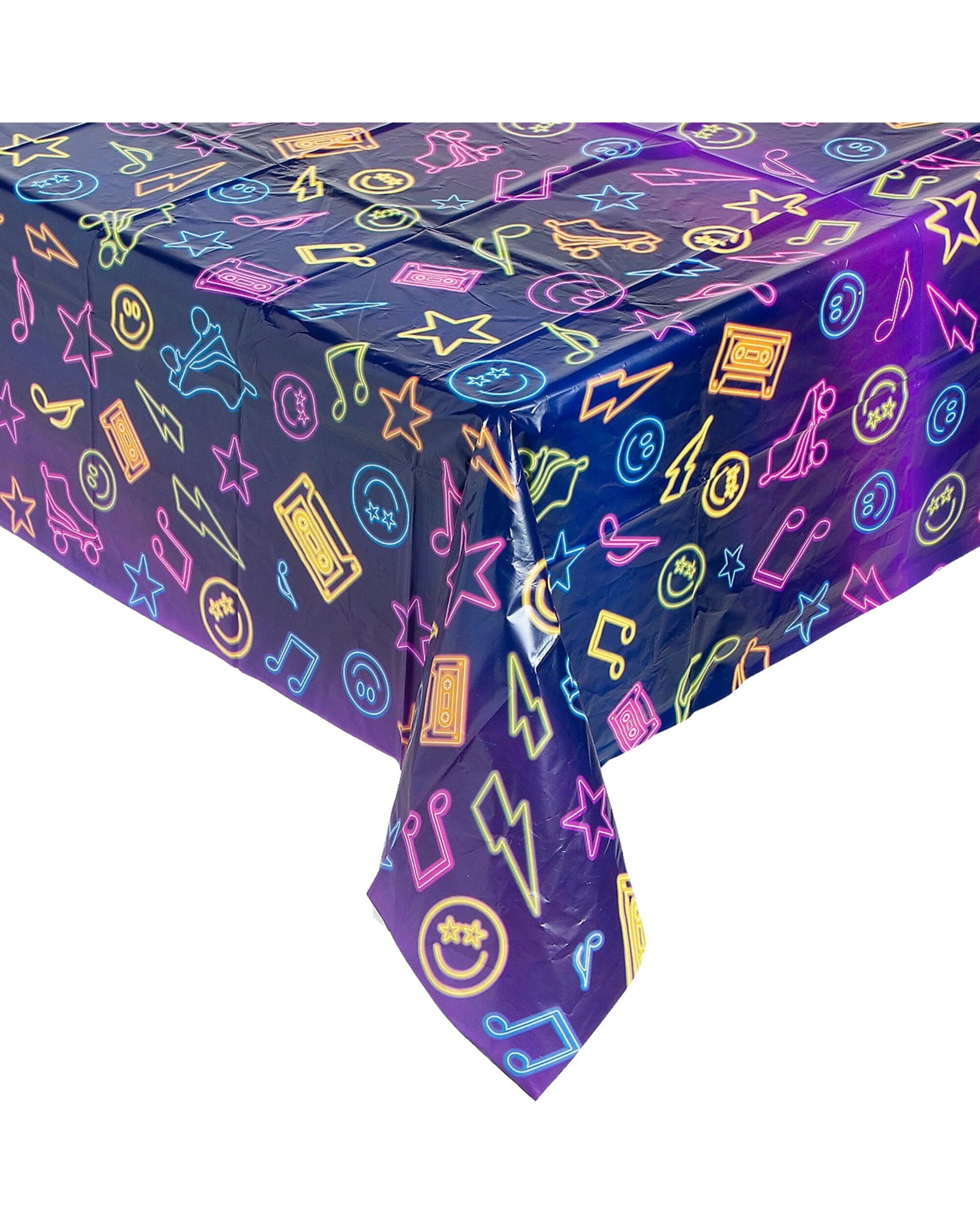 1 Partyrama Disco Vibes Plastic Tablecloth, 1 of 1