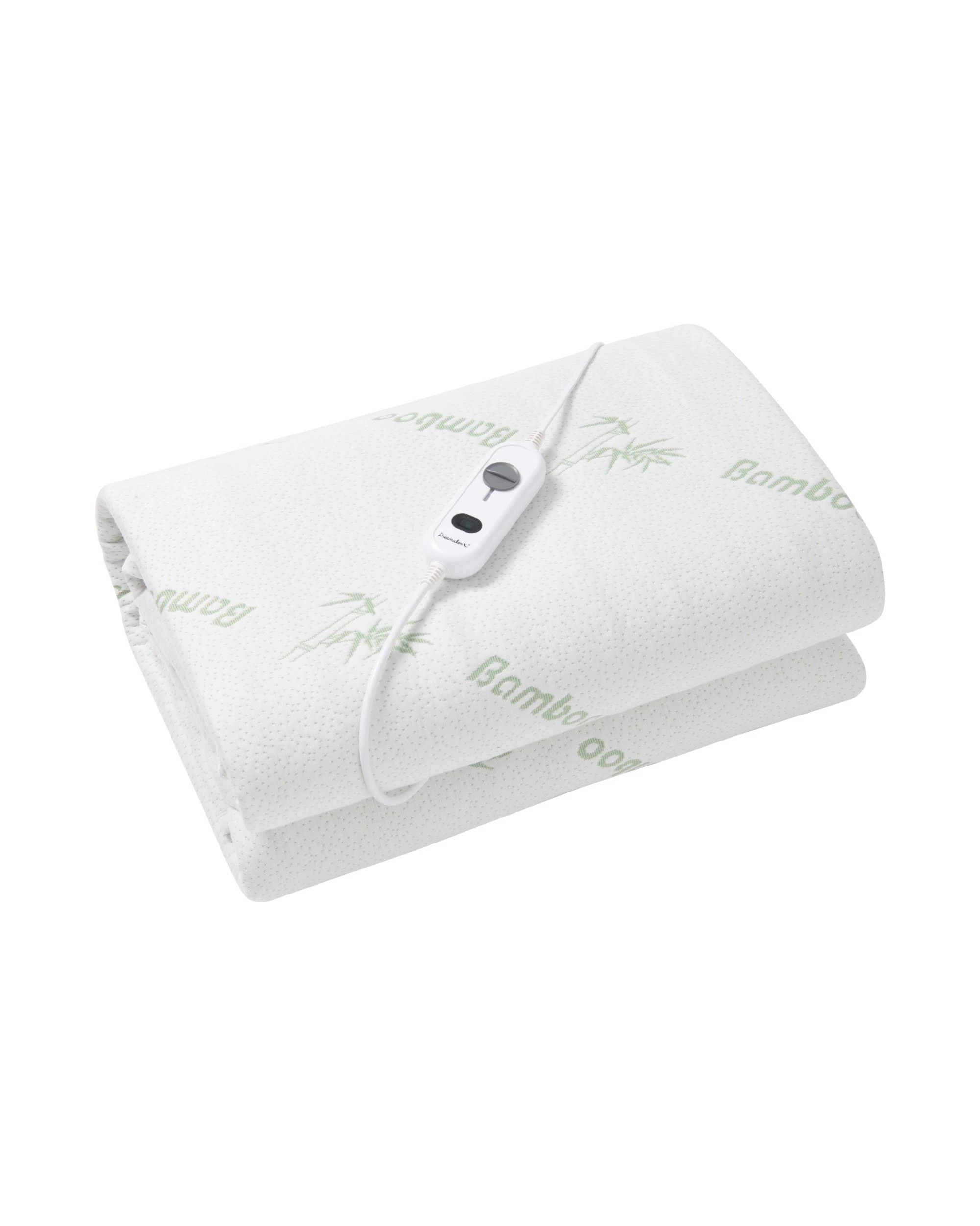 2 Dreamaker Waterproof Bamboo Electric Blanket - King Single Bed - White, 2 of 8