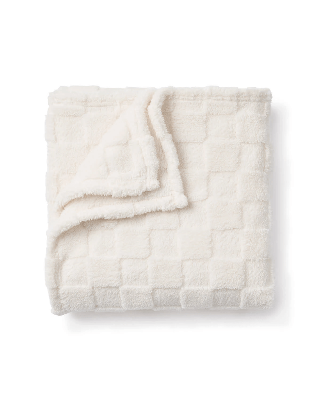 4 Soft Check Throw - Off White, 4 of 6