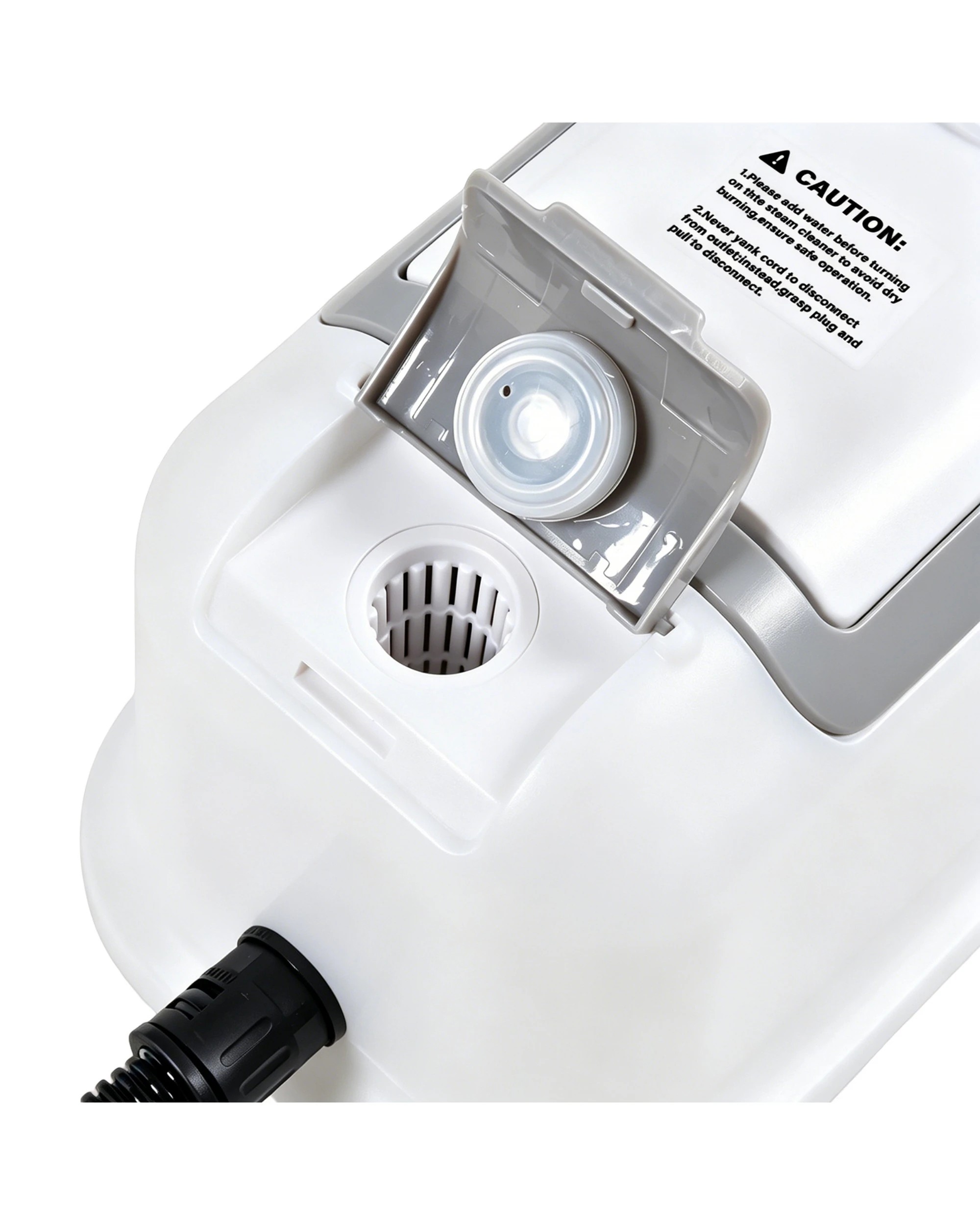 5 Yopower 1500W Steam Cleaner with 9-Level Steam 7-Brush 1.8L Tank for Home Use - White, 5 of 6