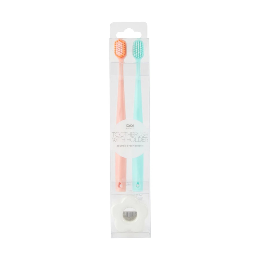 1 OXX Bodycare 2 Pack Toothbrush with Holder, 1 of 6