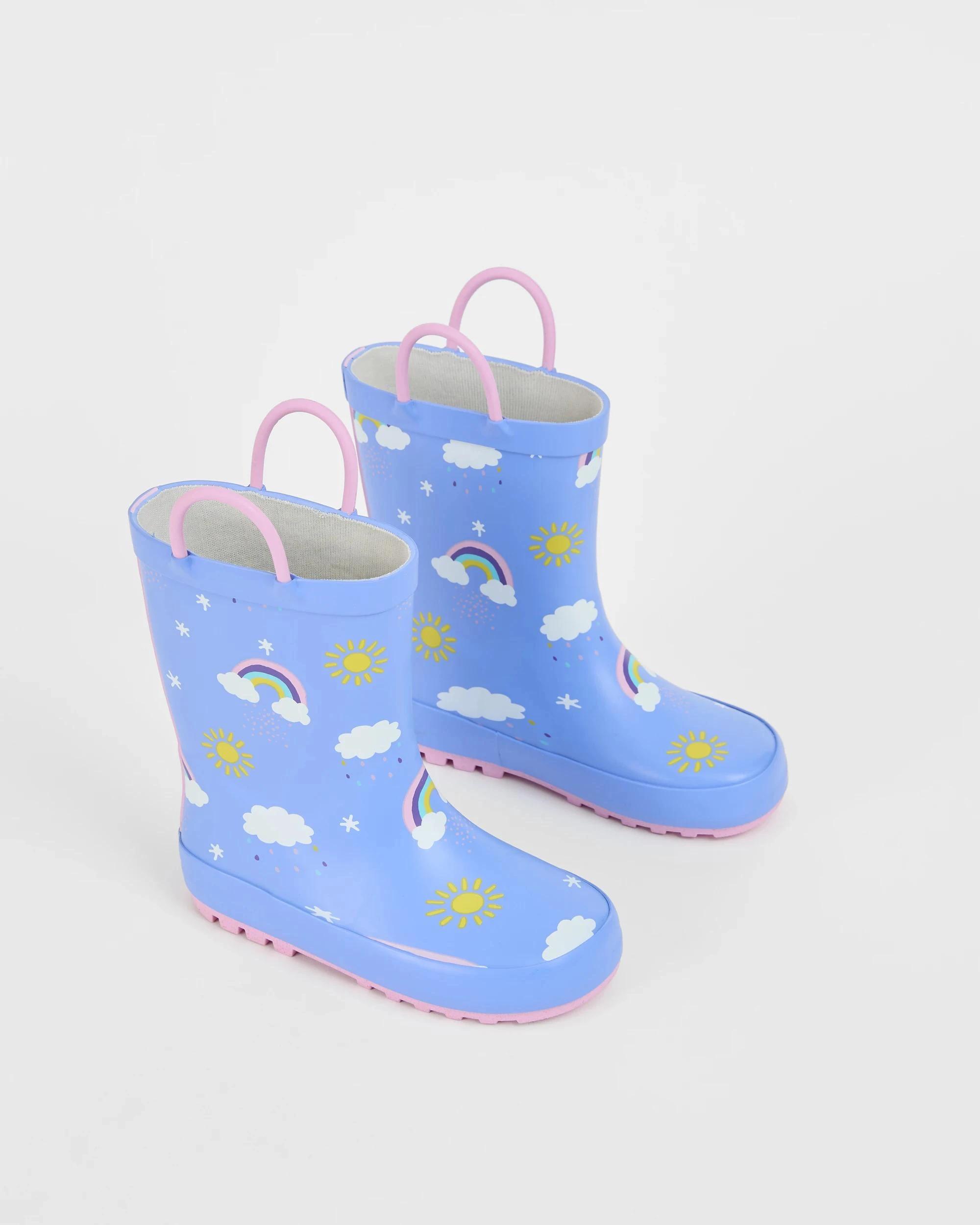 2 Target Kids Novelty Rainboots CLOUD BLUE, 2 of 3