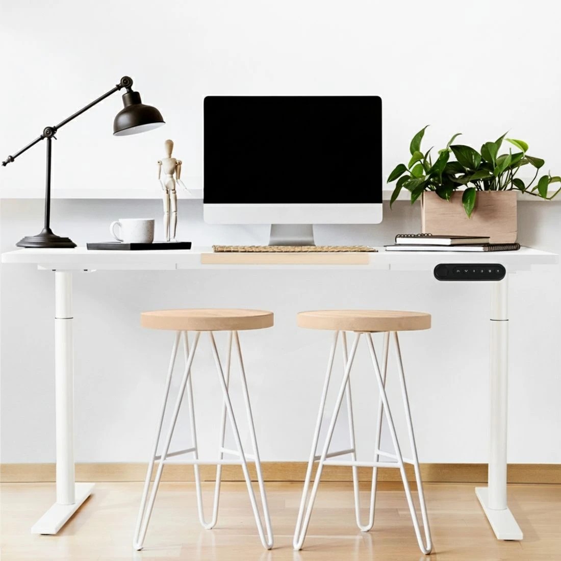 6 Artiss Standing Desk Motorised Electric Dual Motor Splice   120CM - Multi, 6 of 6