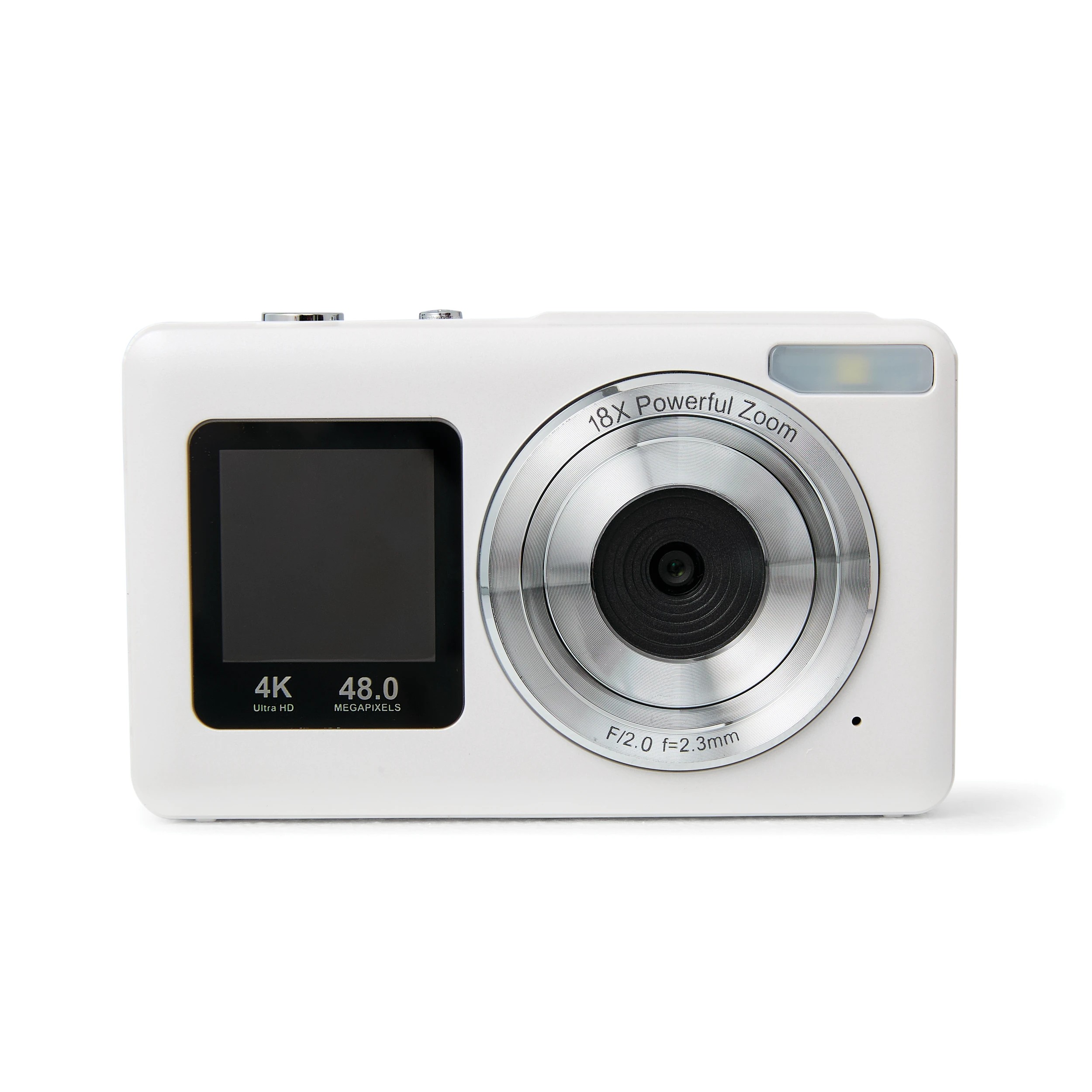 3 Selfie Digital Camera - White, 3 of 9